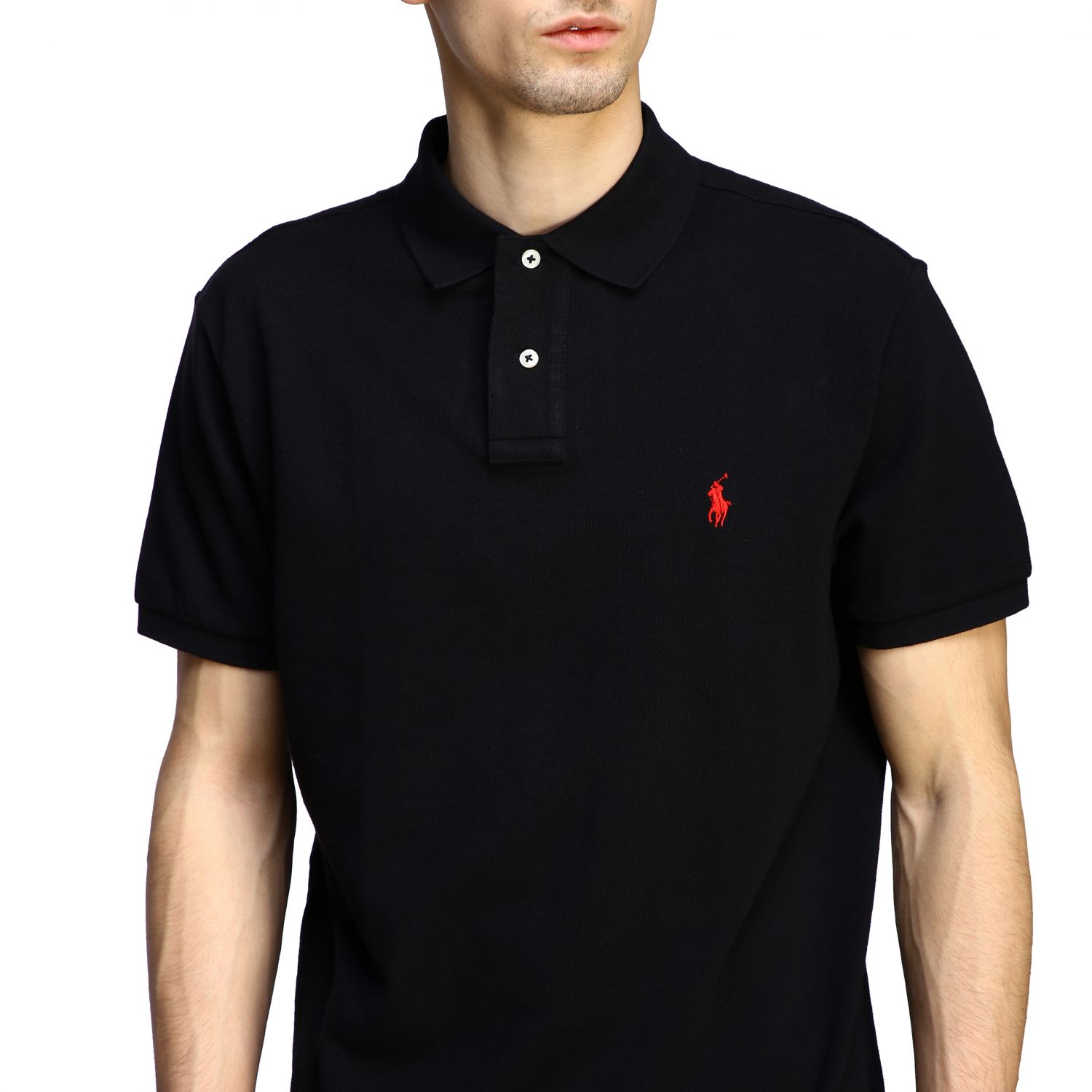Polo Ralph Laurenアウトレット：ポロシャツ メンズ - ブラック | GIGLIO.COMオンラインのPolo Ralph Lauren ポロシャツ 710782592