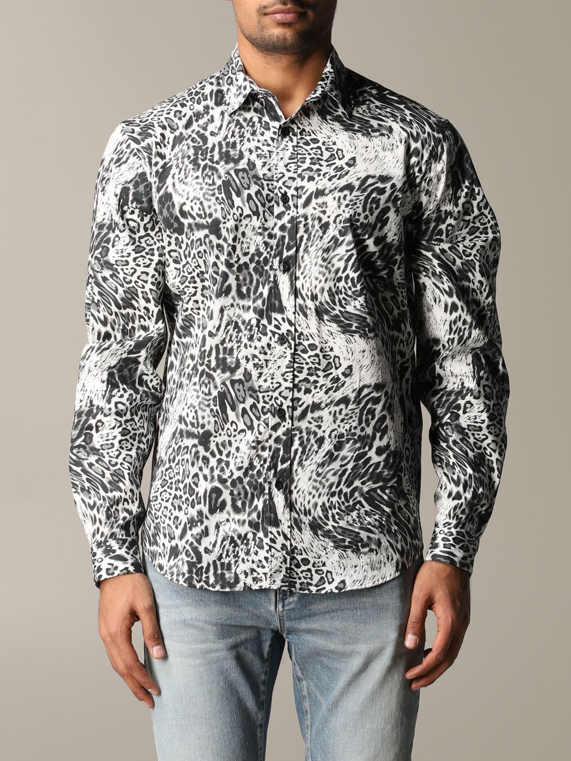 Just Cavalli Outlet: shirt for man - Multicolor | Just Cavalli shirt ...