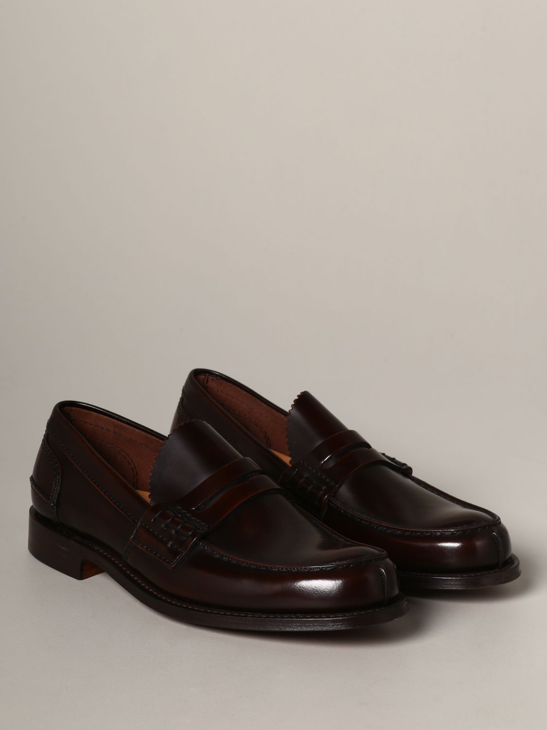 Church's Outlet: Tunbridge leather loafer | Loafers Church's Men Brown ...