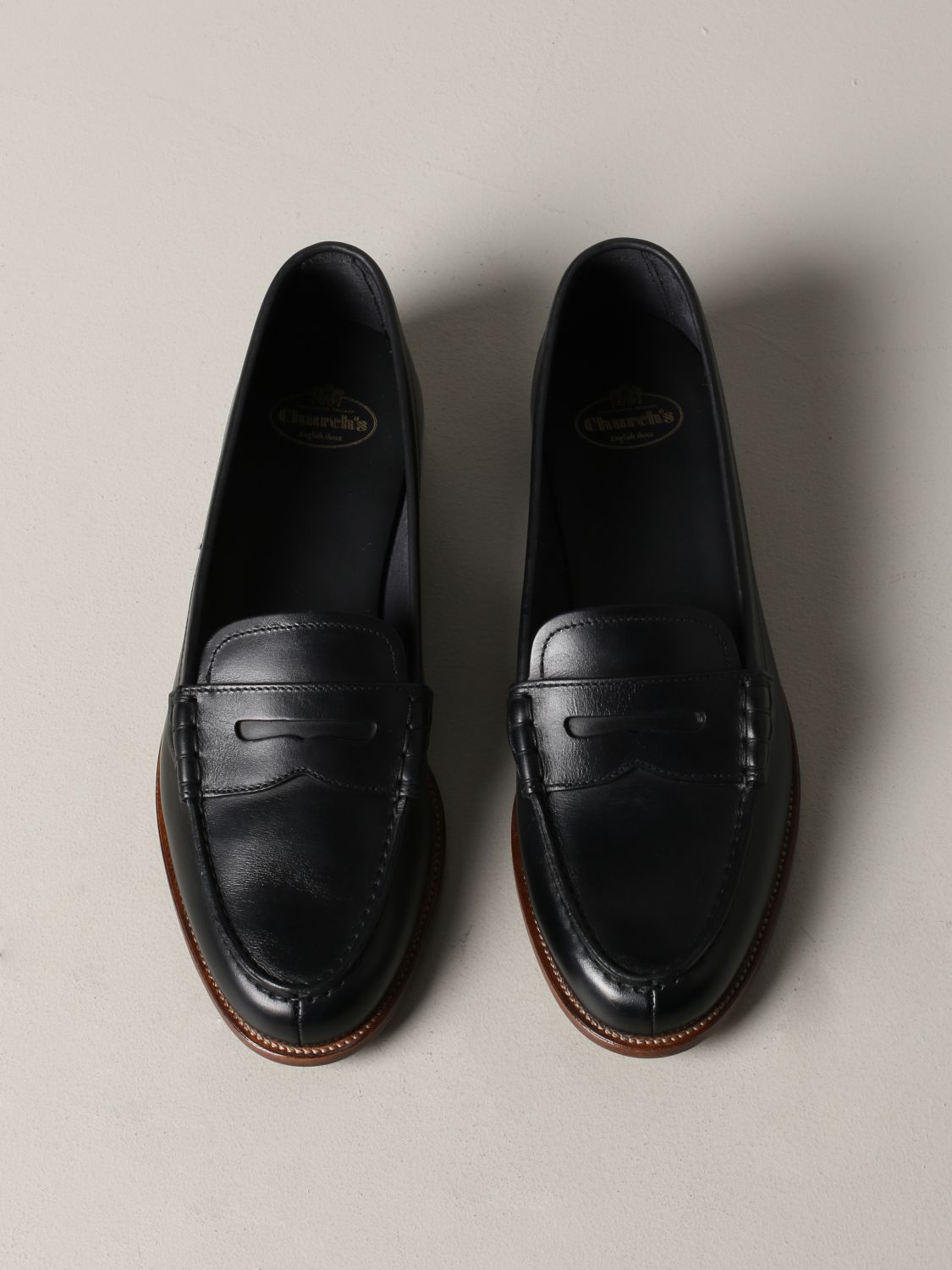 Church's Outlet: Kara loafer in unlined leather | Loafers Church's