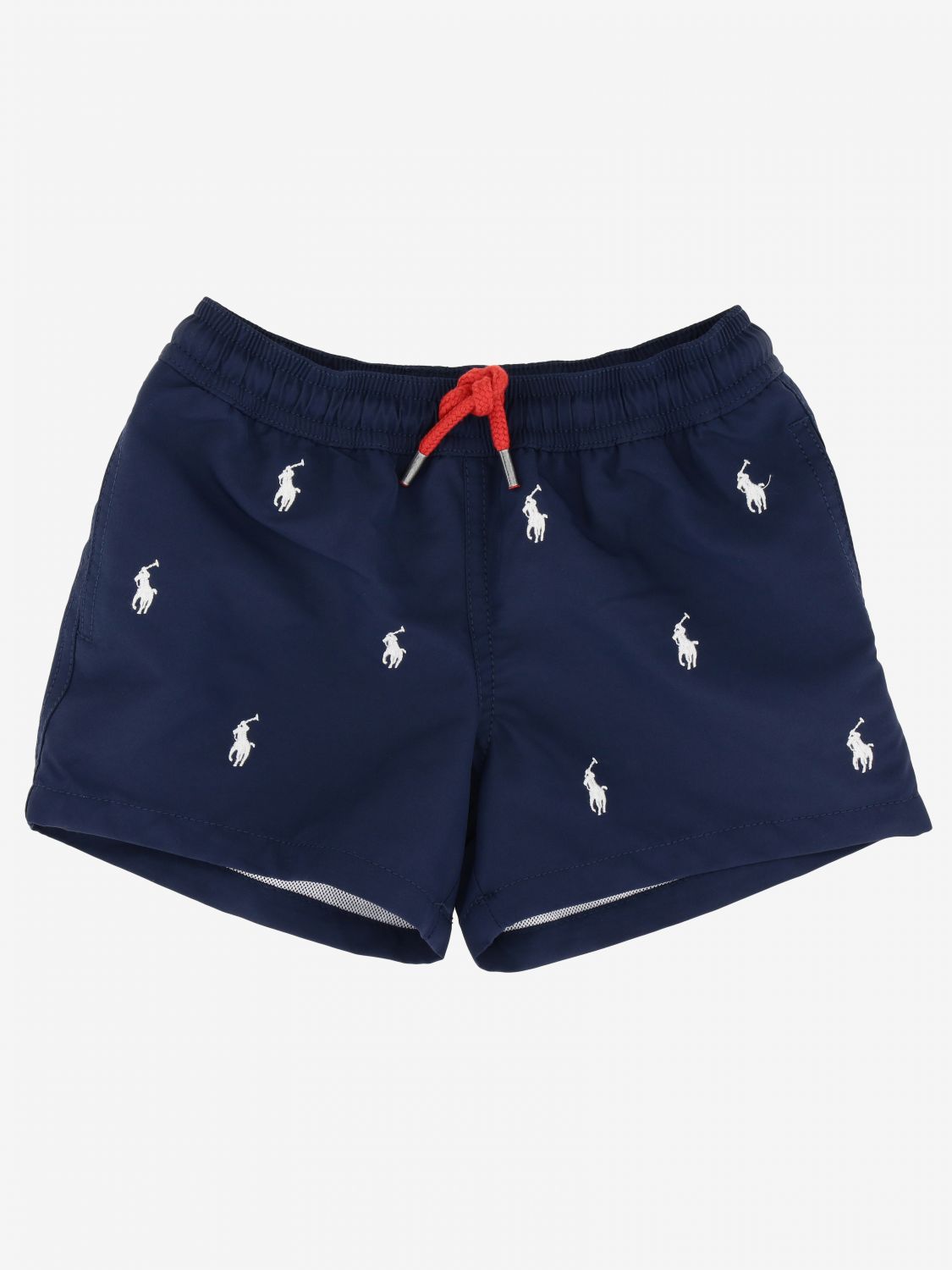 ralph lauren polo shorts with logo all over