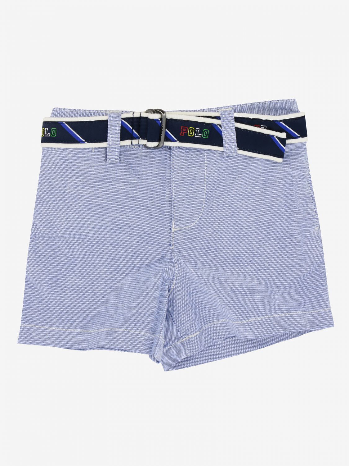 Polo Ralph Lauren Infant Outlet: shorts with belt - Gnawed Blue | Polo ...
