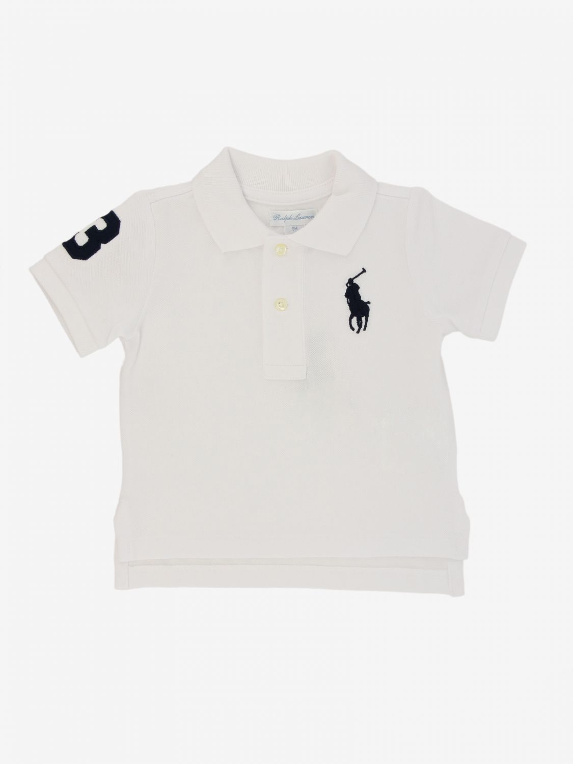 Polo Ralph Lauren Infant Outlet: t-shirt for baby - White | Polo Ralph  Lauren Infant t-shirt 320703635 online on 