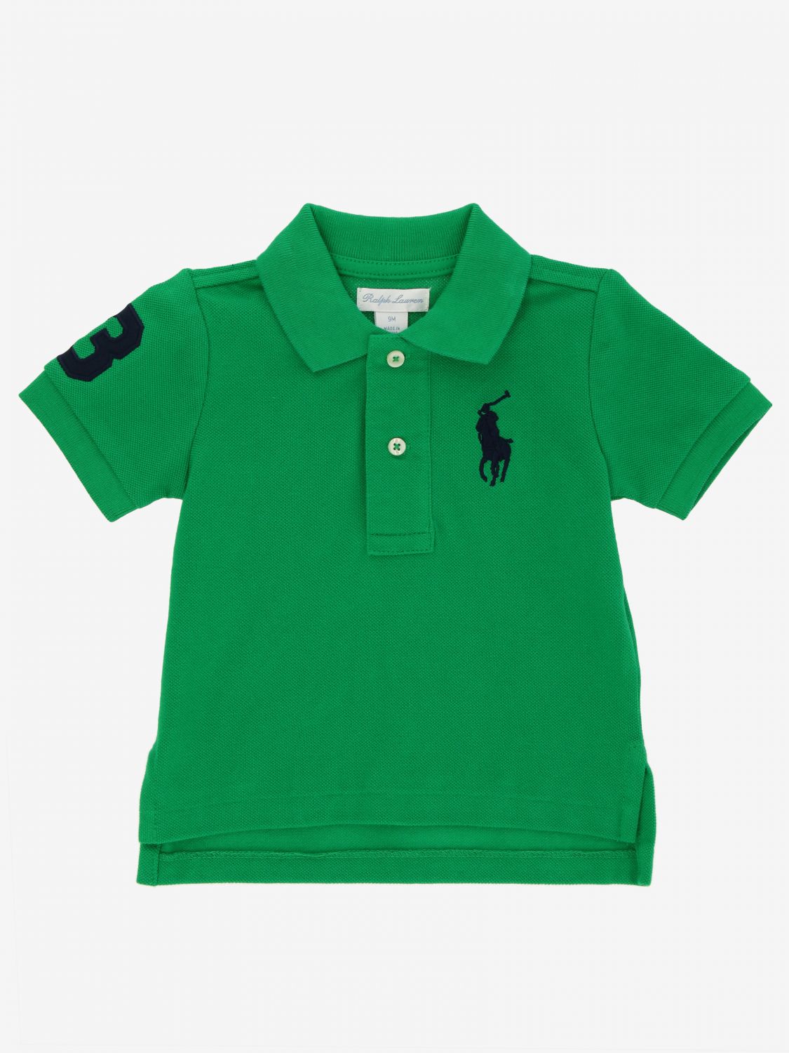 Outlet de Polo Ralph Lauren Camiseta para bebé, Verde | Camiseta Polo Ralph Lauren Infant 320703635 en línea en GIGLIO.COM