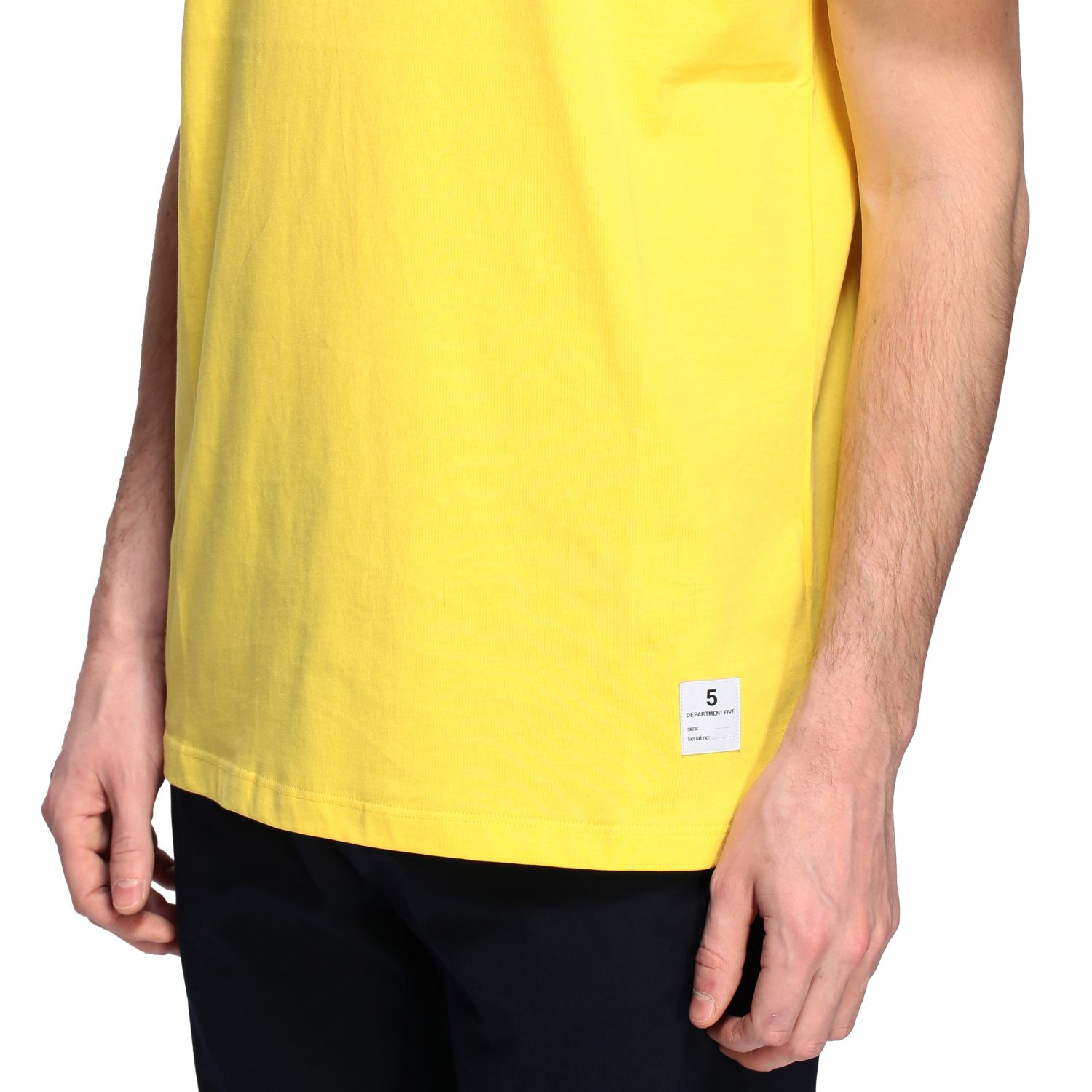 T-shirt Department 5: Department 5 crew-neck t-shirt yellow 5