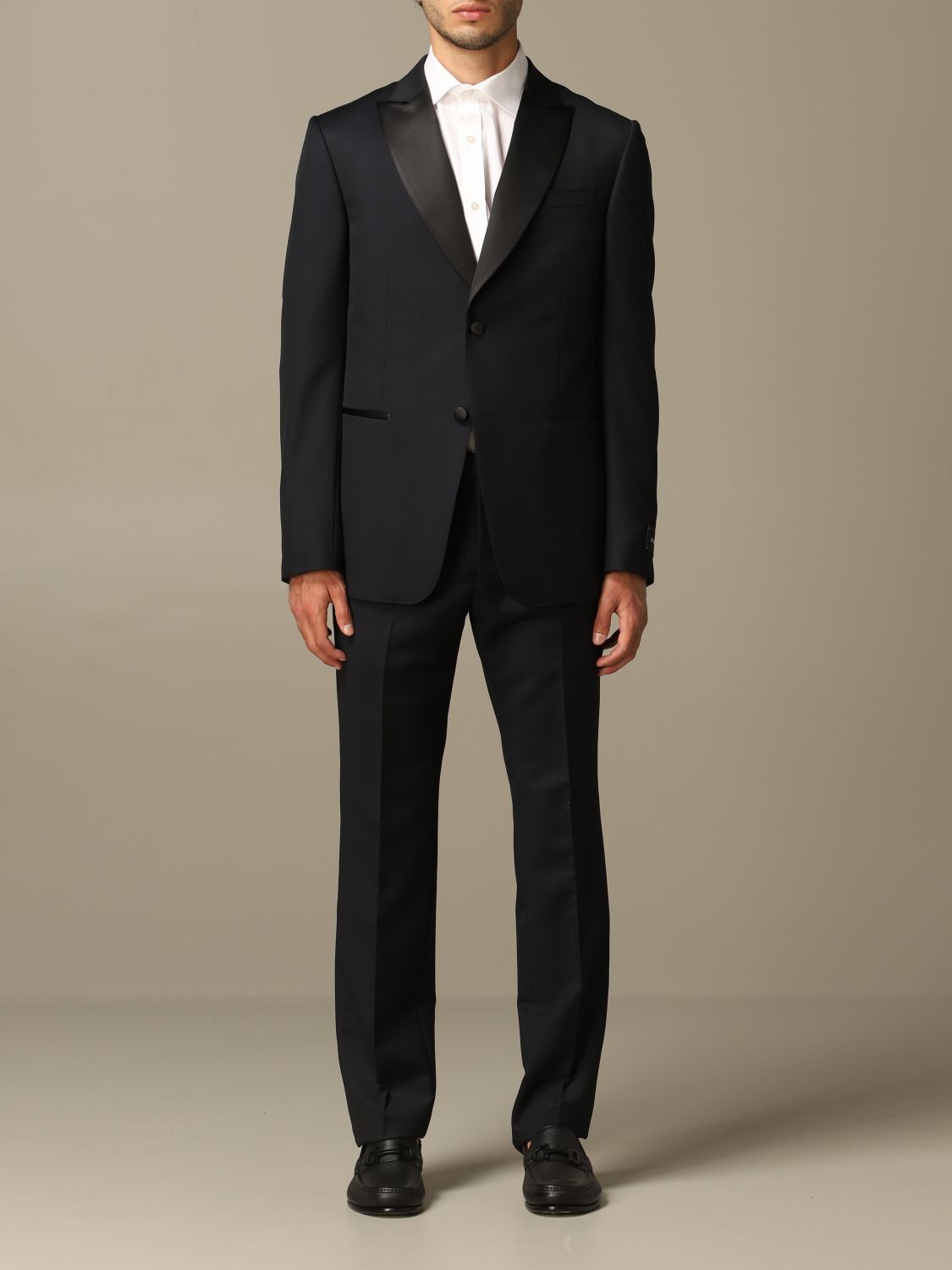 Z Zegna Outlet: Abito da smoking in lana mohair drop 7 - Blue | Abito Z  Zegna 284GGQ 744 GIGLIO.COM