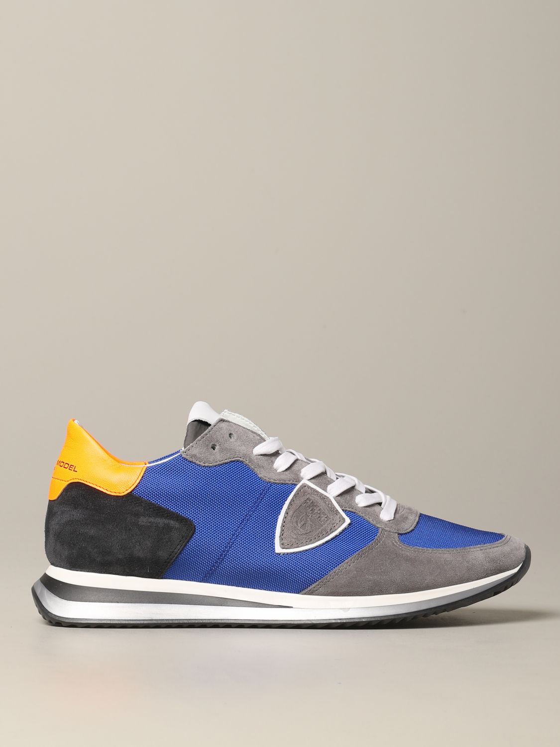 PHILIPPE MODEL: Tropez Sneakers aus Wildleder und Nylon - Royal Blue ...