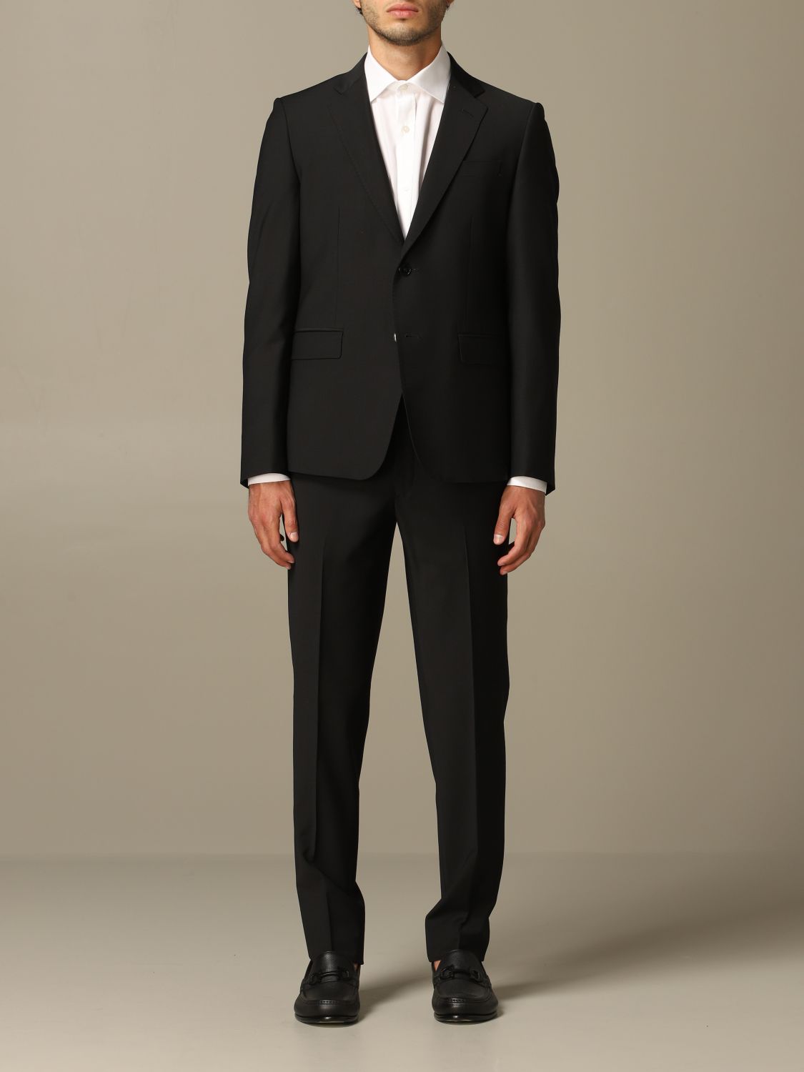 Brian Dales Outlet: 220gr drop 7 wool suit - Black | Brian Dales suit ...