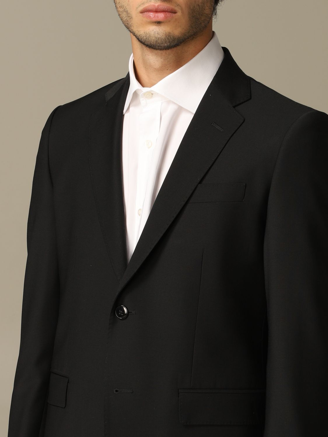 Brian Dales Outlet: 220gr drop 7 wool suit - Black | Brian Dales suit ...