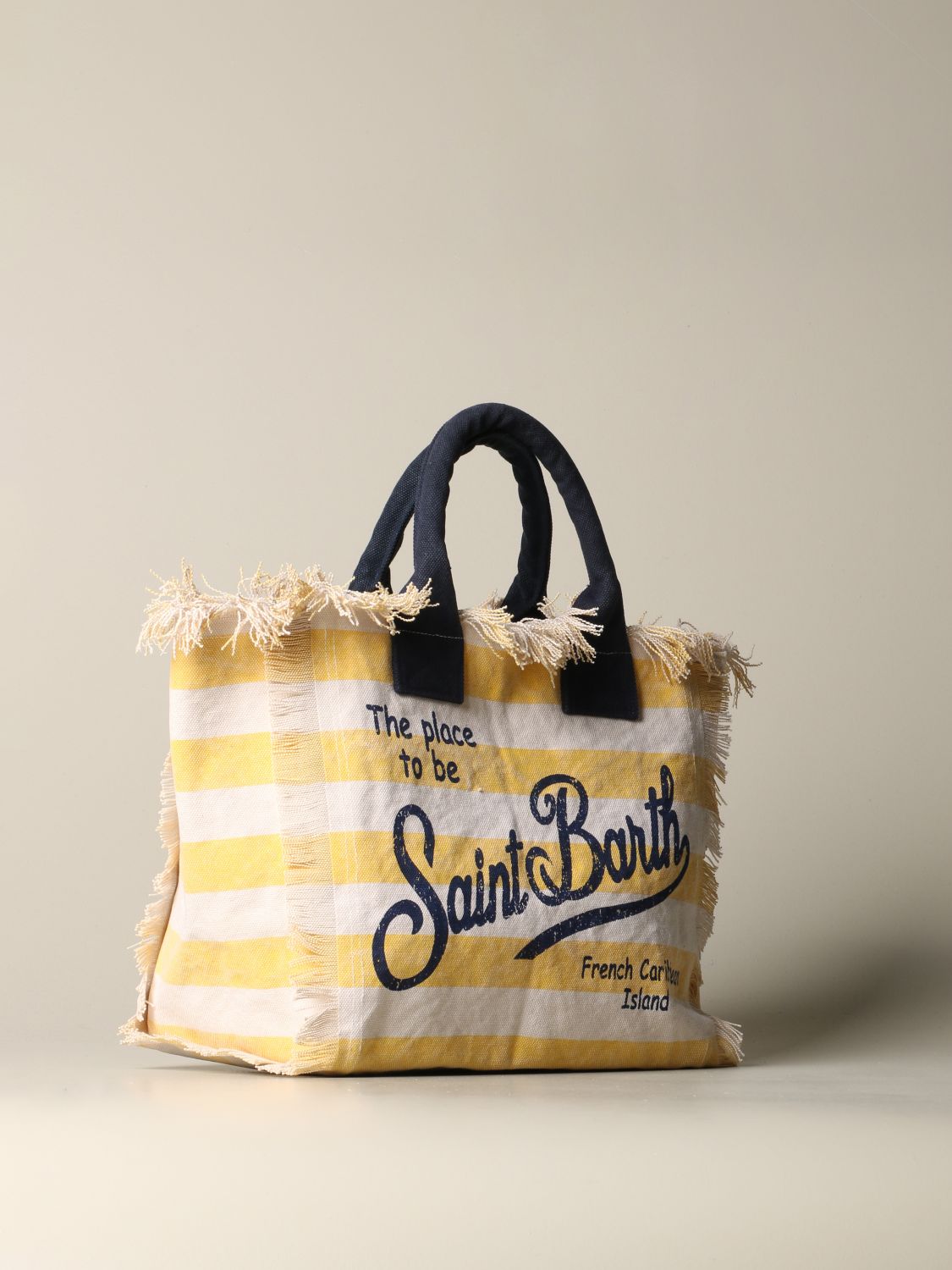MC2 SAINT BARTH: tote bags for women - Yellow | Mc2 Saint Barth tote ...