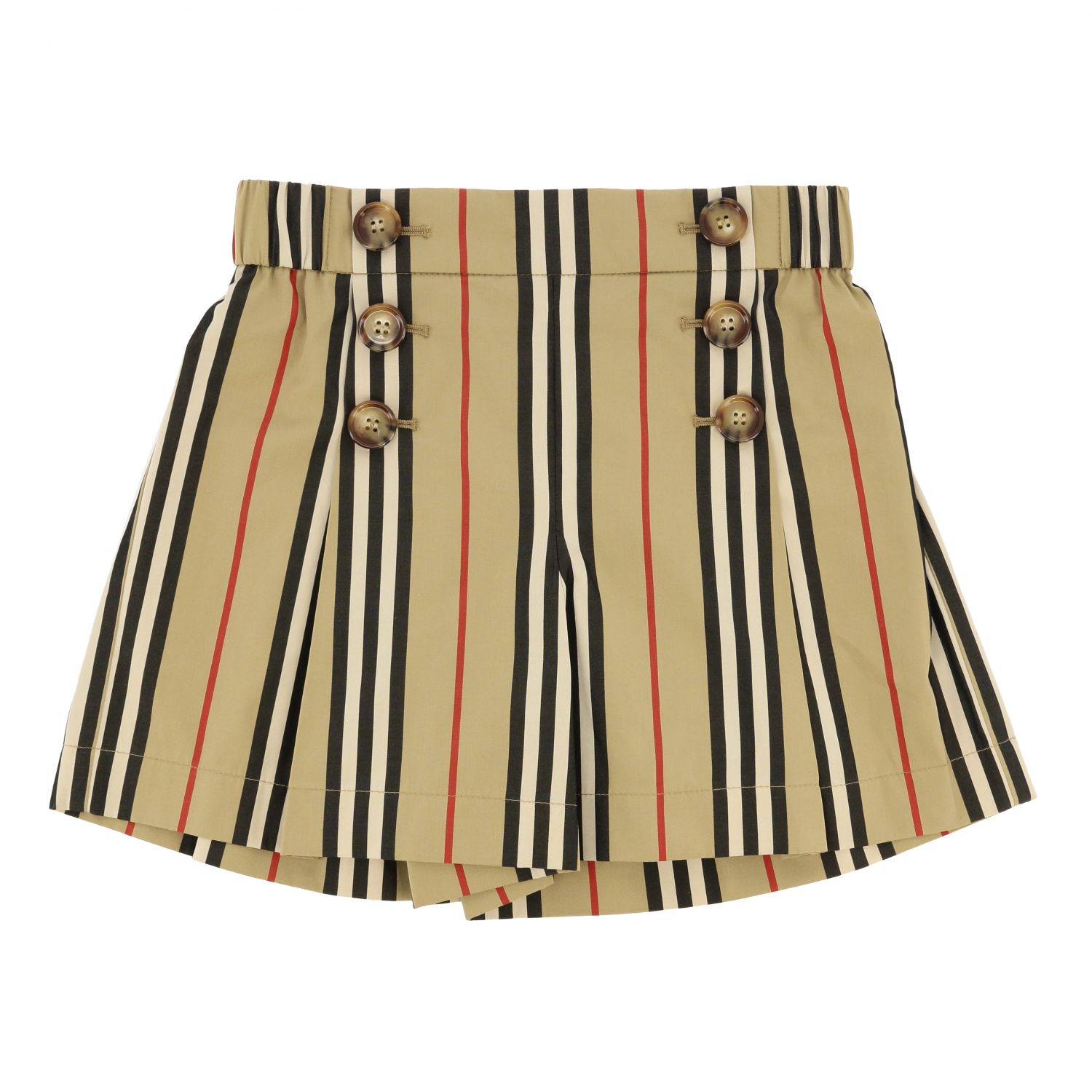 BURBERRY: Vintage striped shorts - Beige | Short Burberry 8028130