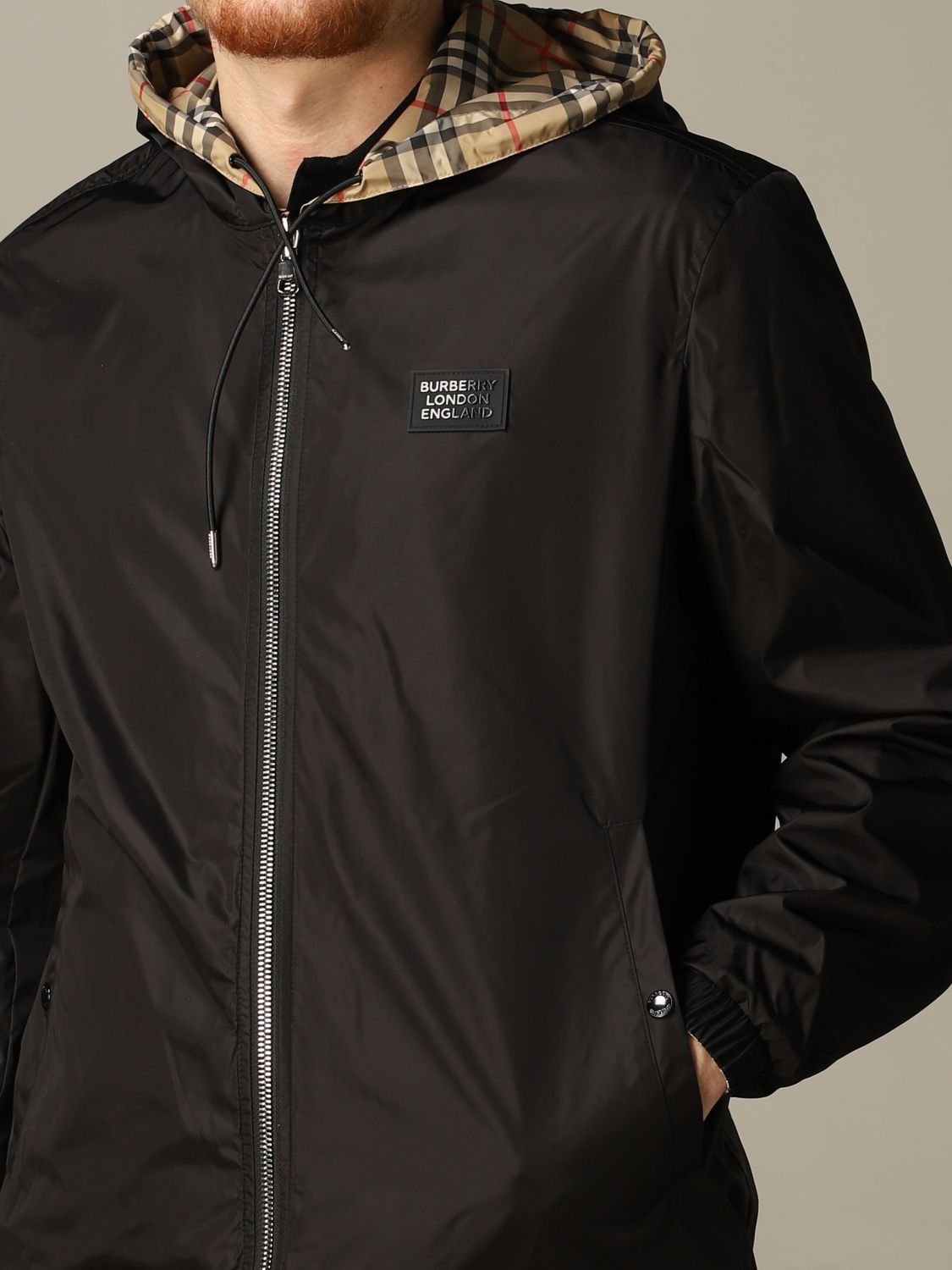 Burberry reversible nylon sport jacket 