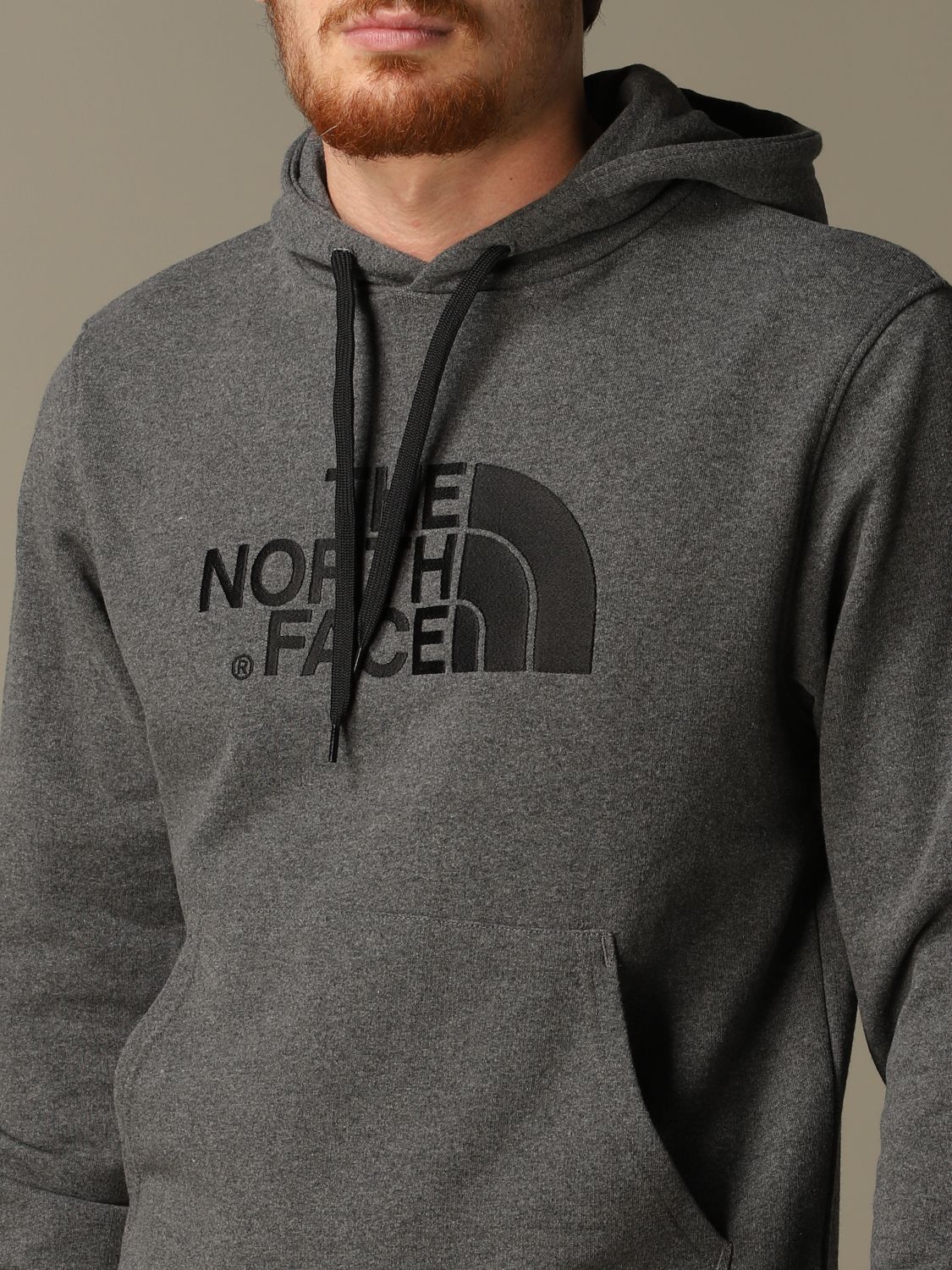 north face gray sweatshirt