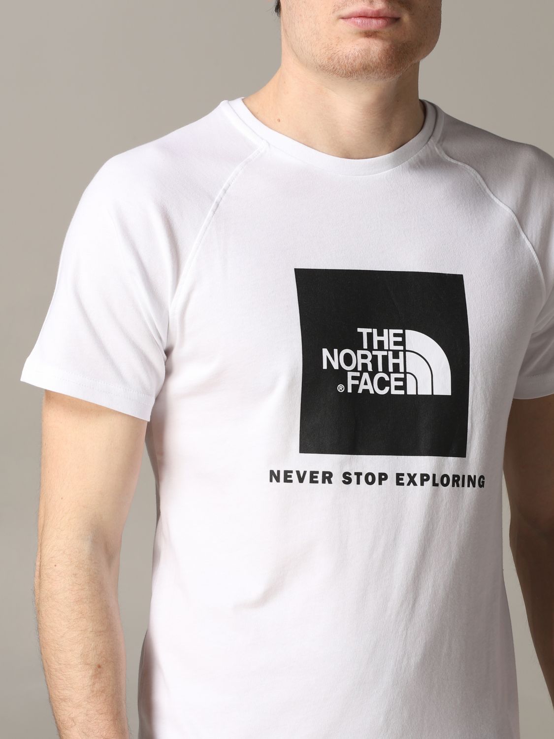 the north face t shirt never stop exploring