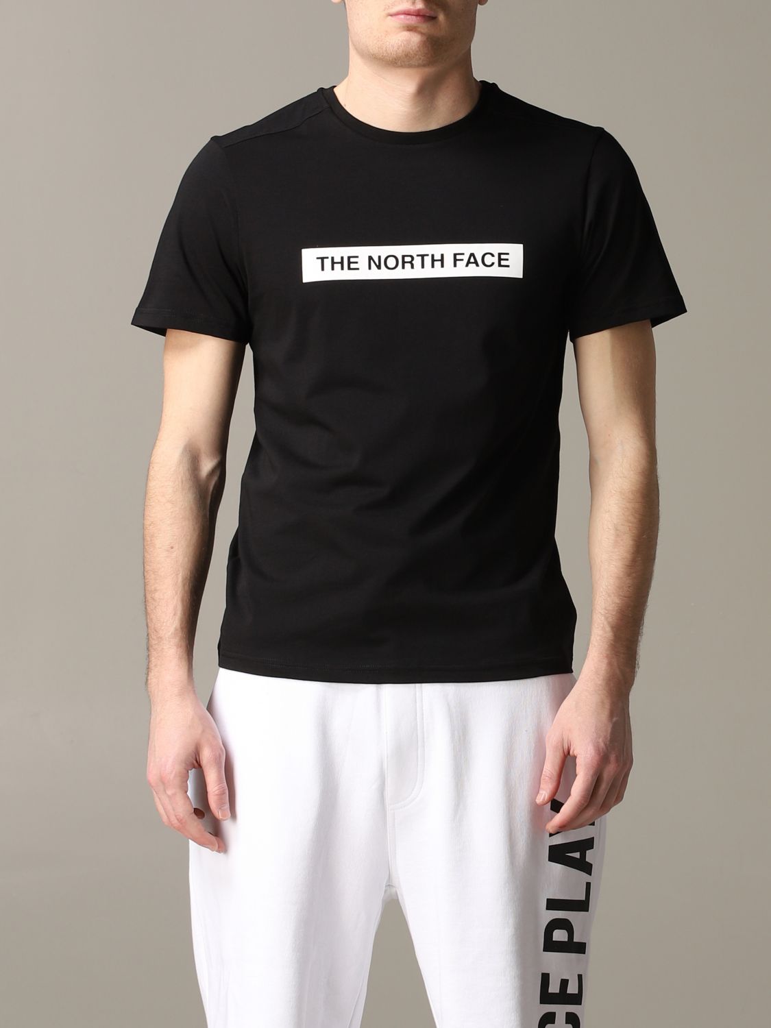 mens black north face t shirt