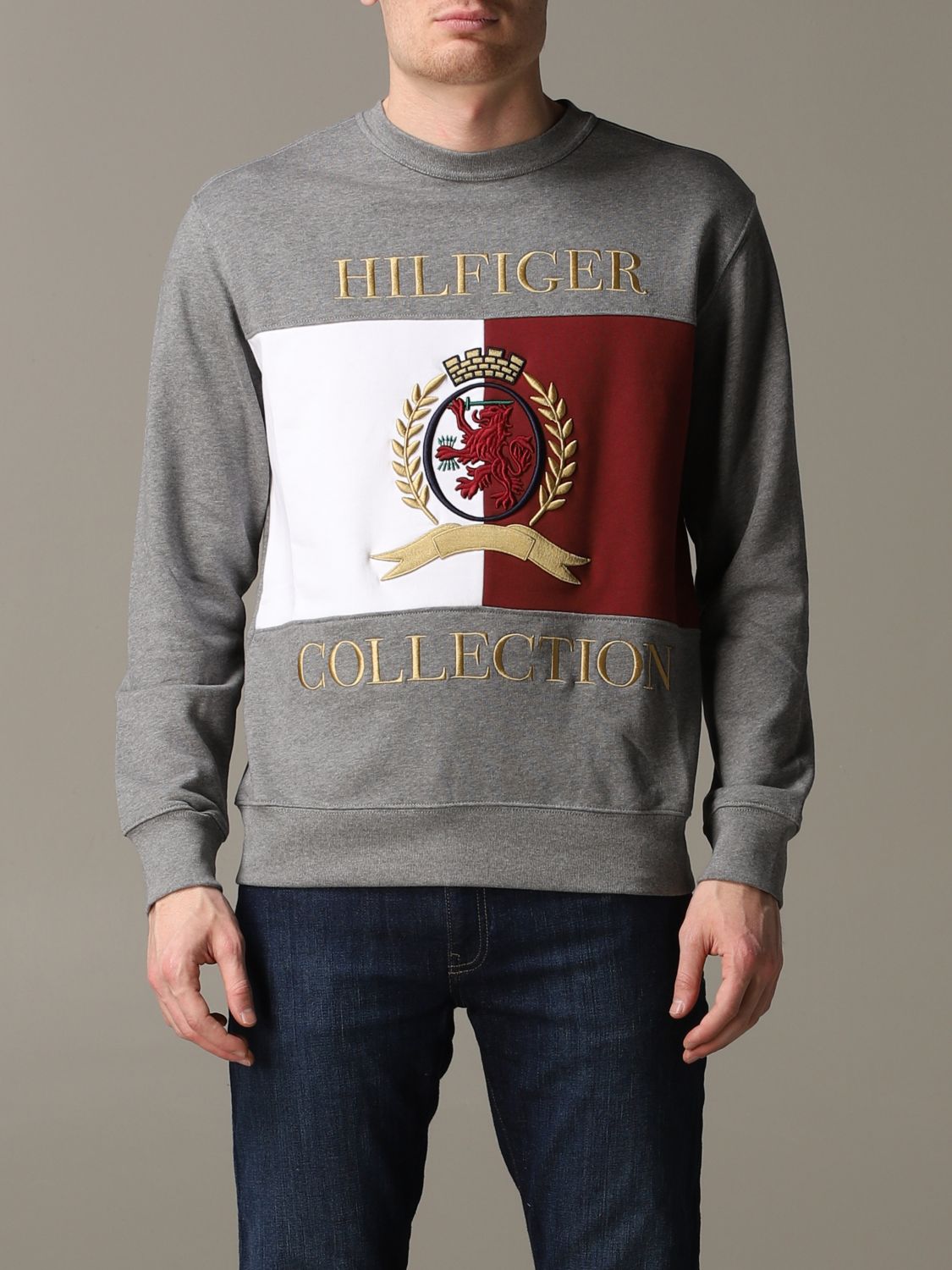 Tommy Hilfiger Collection Outlet: sweatshirt for man - Grey | Tommy ...