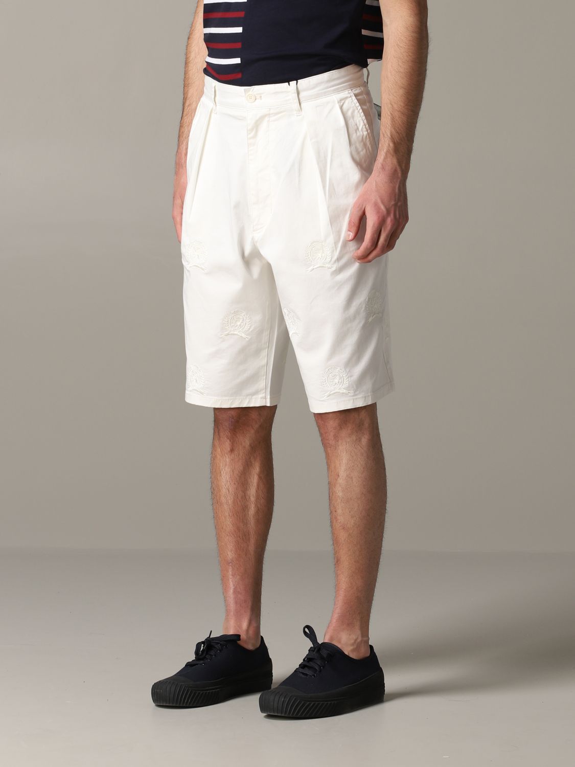 Hilfiger Collection Outlet: Bermuda shorts men Hilfiger Short Hilfiger Collection Men White Hilfiger Collection RE0RE00518 GIGLIO.COM