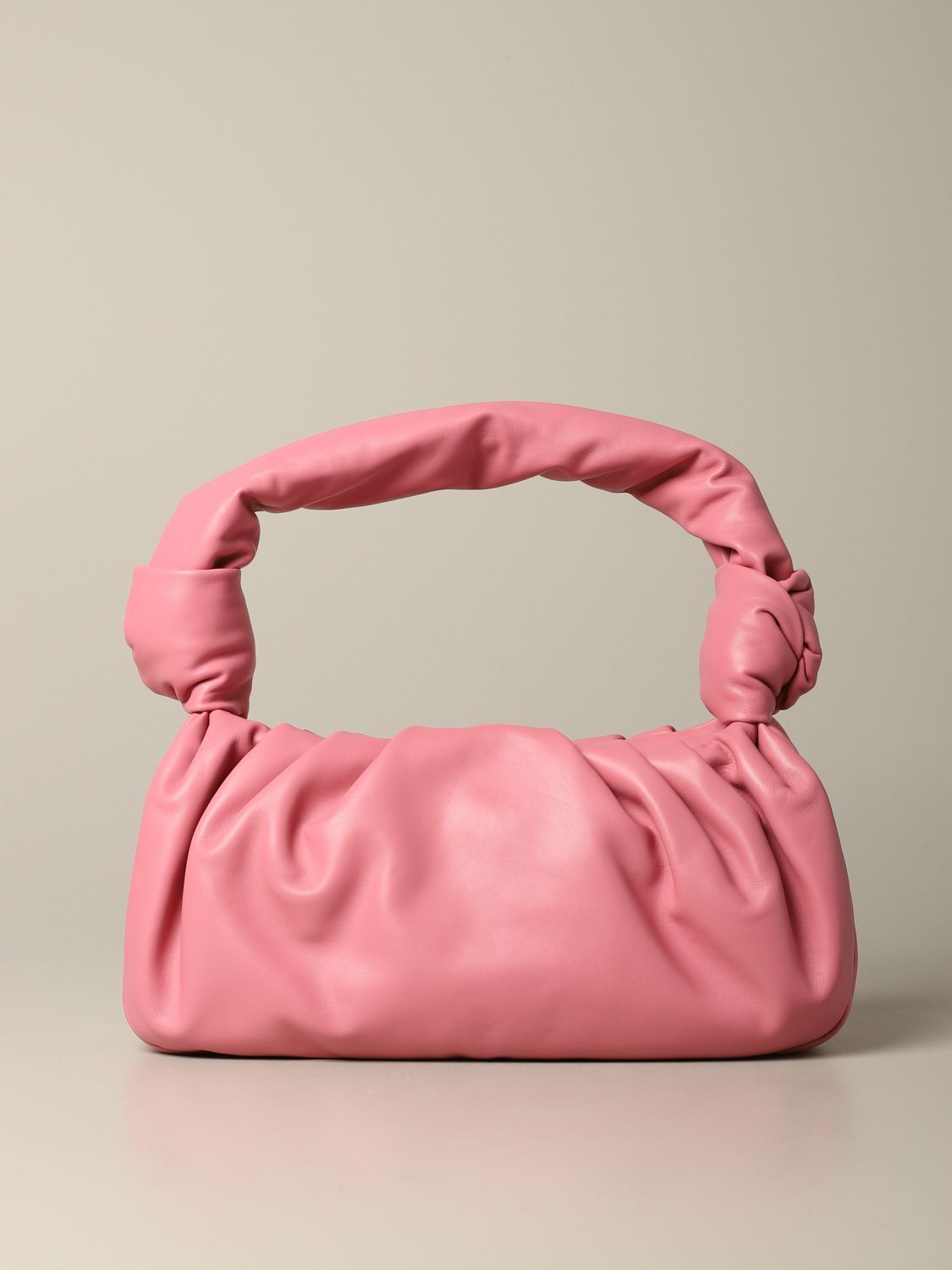 MIU MIU: bag in matelassé leather with big handle | Shoulder Bag Miu ...