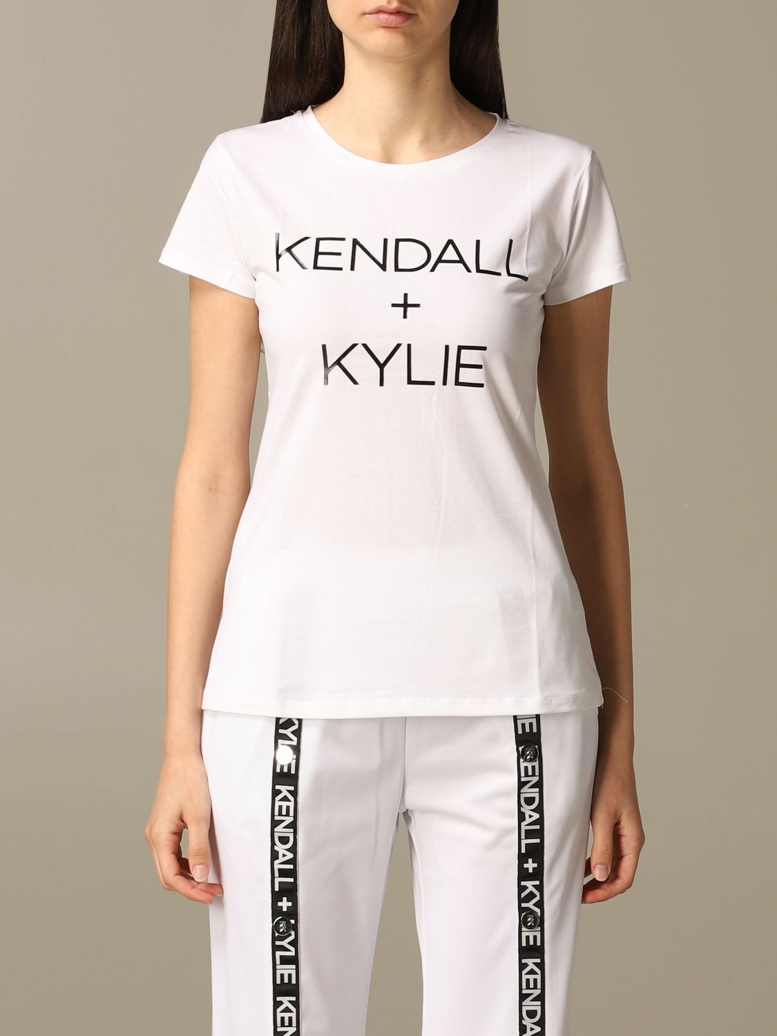 Circus envelope bypass Kendall + Kylie Outlet: t-shirt for woman - White | Kendall + Kylie t-shirt  B21049284 online on GIGLIO.COM