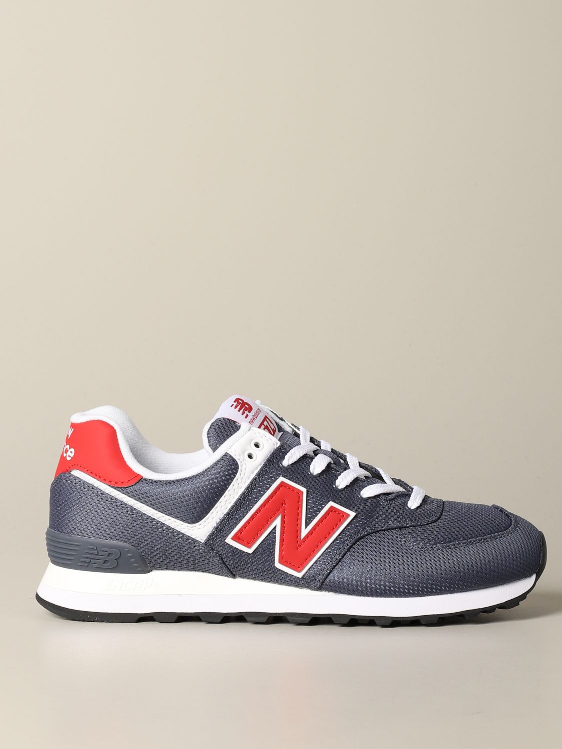 New Balance Outlet: Sneakers 574 in rete e pelle | Sneakers New ...