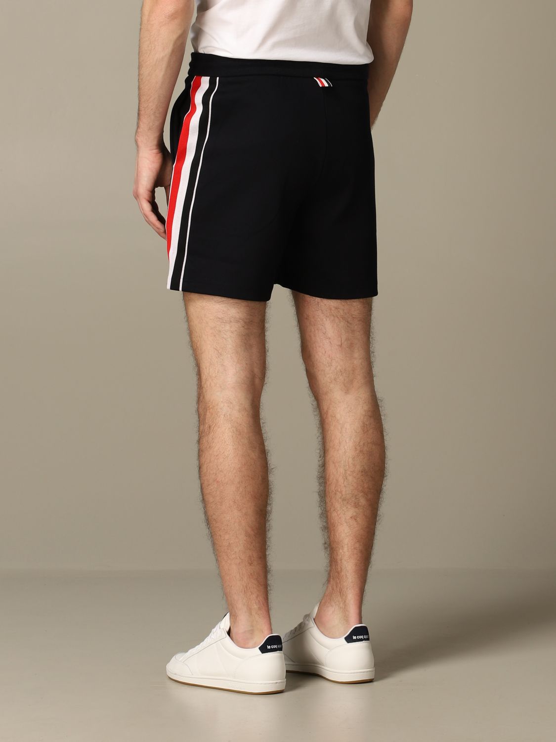 Thom Browne Outlet: Bermuda shorts men - Navy | Short Thom Browne ...