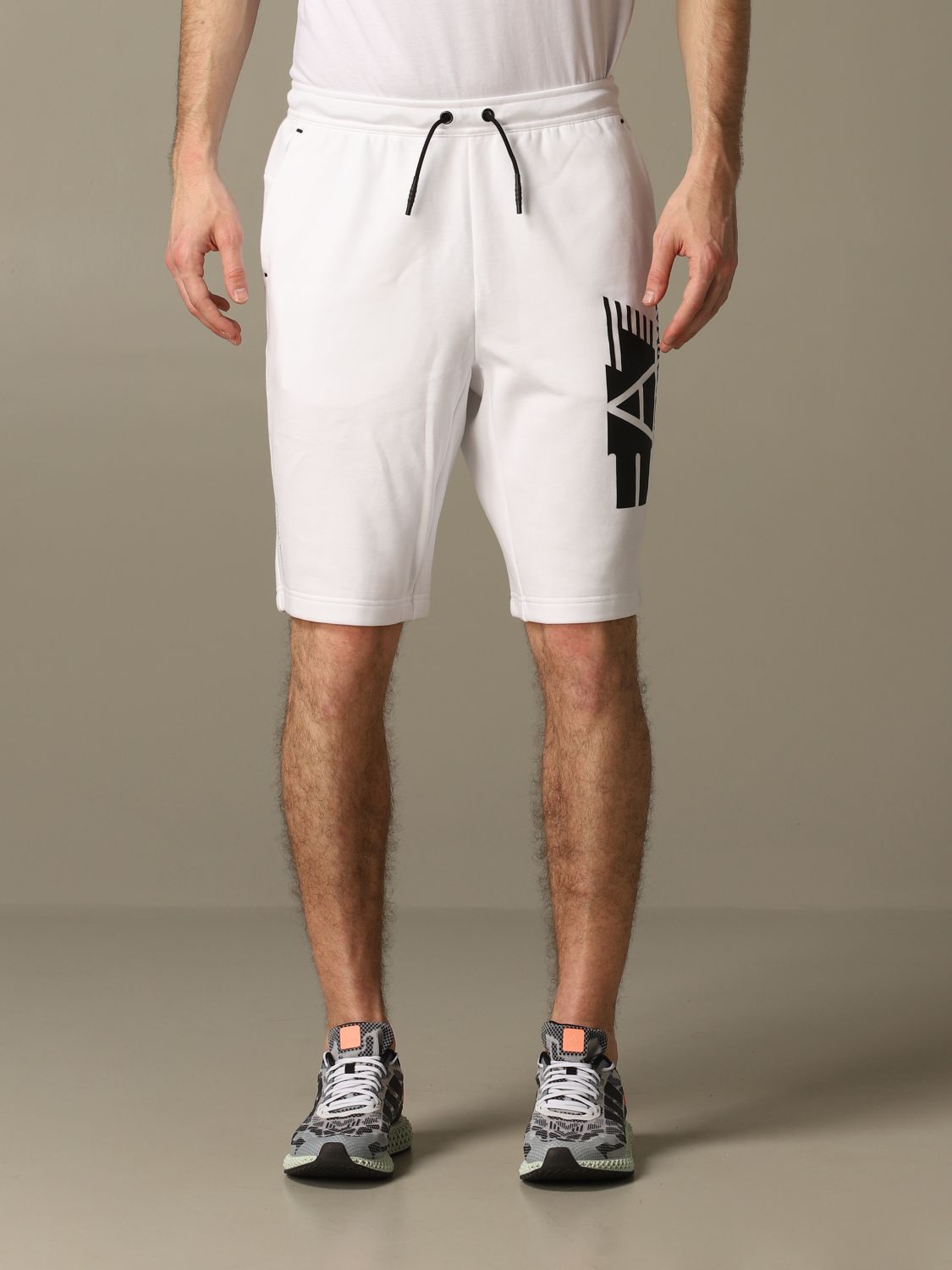 ea7 white shorts