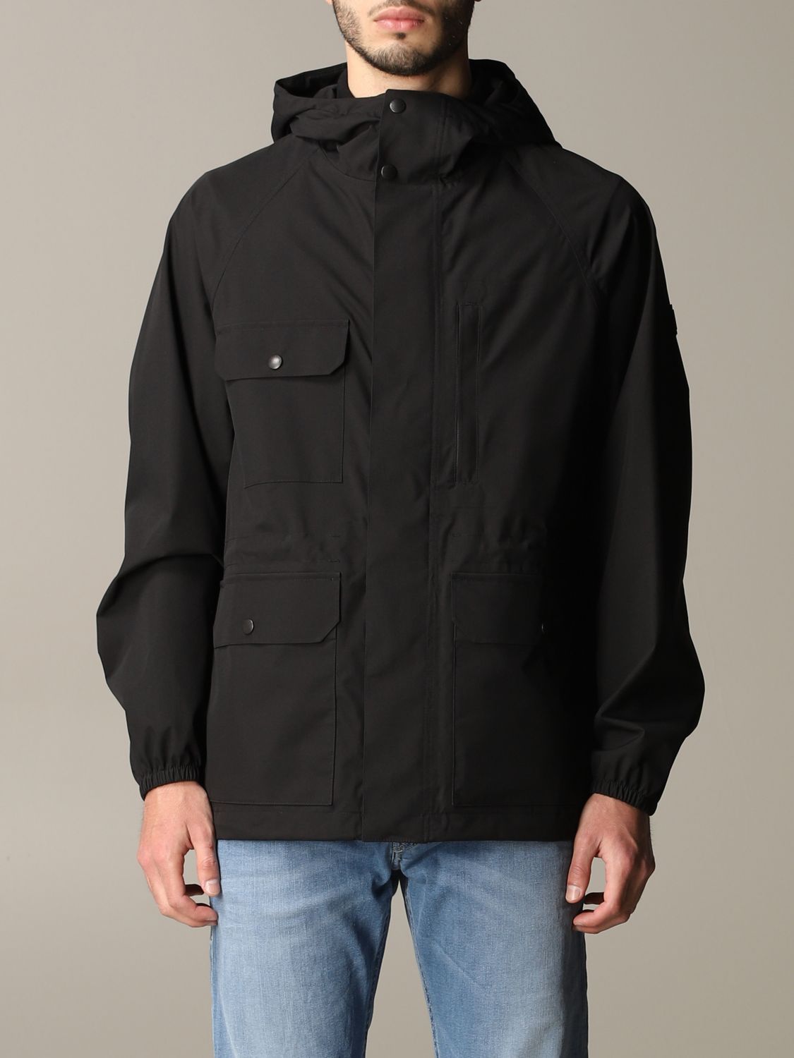 Woolrich Outlet Herren Jacke Schwarz Woolrich Jacke WOOU0223MR