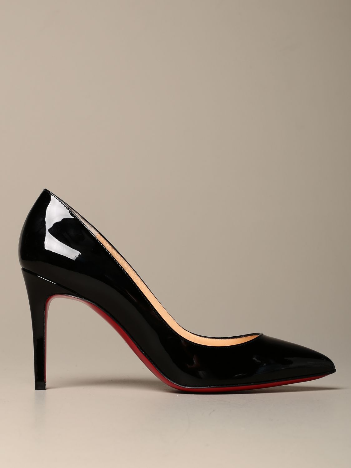 christian louboutin leather pumps