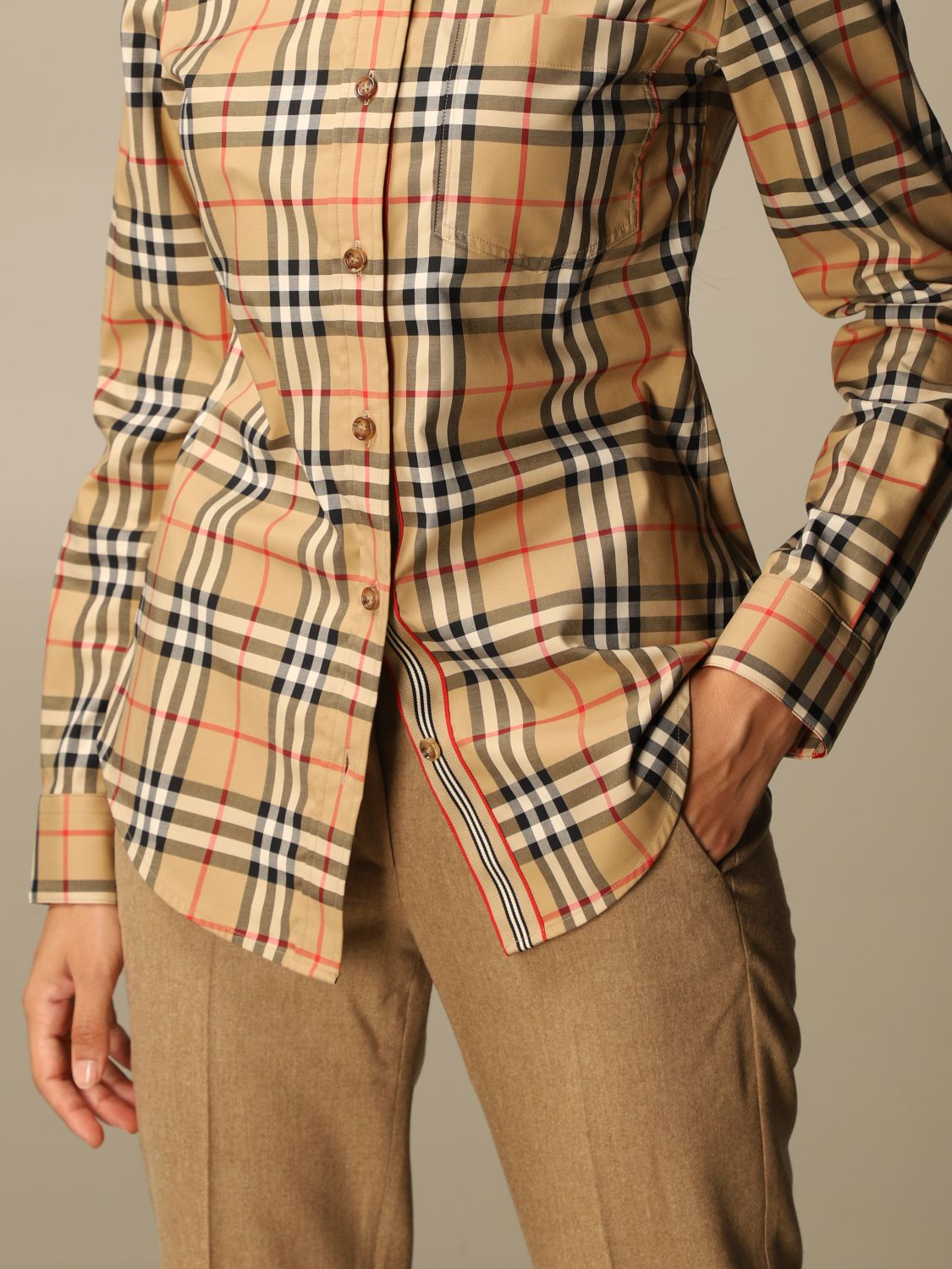 burberry shirt womans