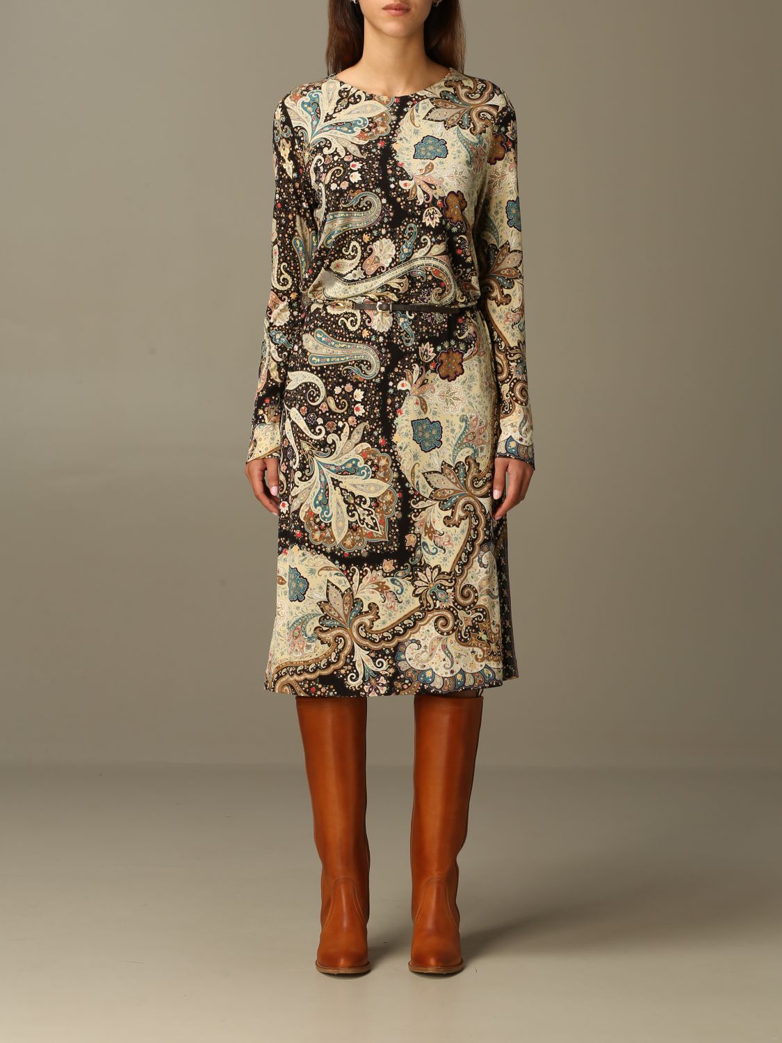 Etro Outlet: printed jersey dress with ...