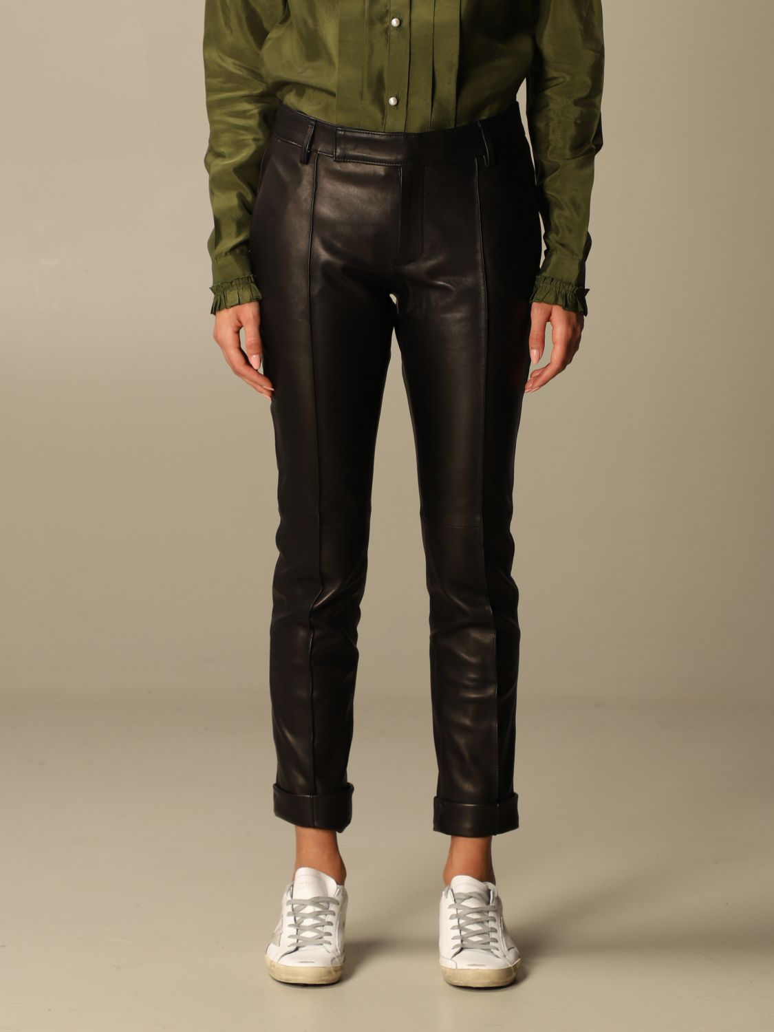 skinny fit leather | Pants Golden Goose 