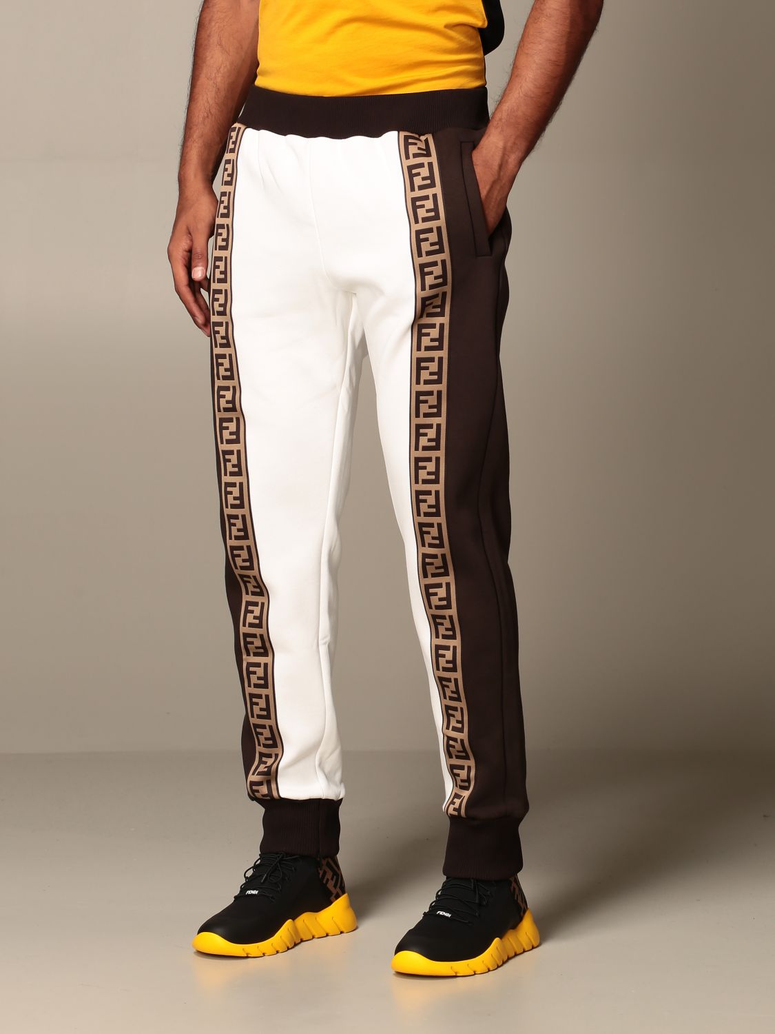 Fendi  Menswear  Shop Online at MATCHESFASHION US  Track pants mens Fendi  pants Fendi clothes