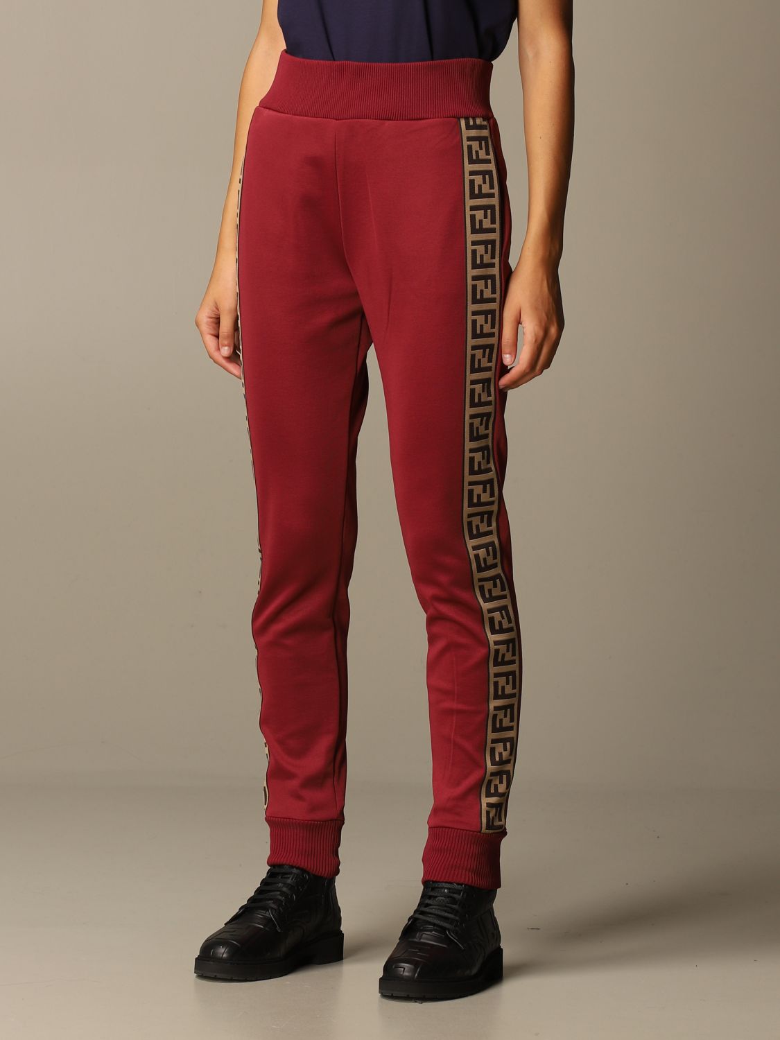 fendi red pants