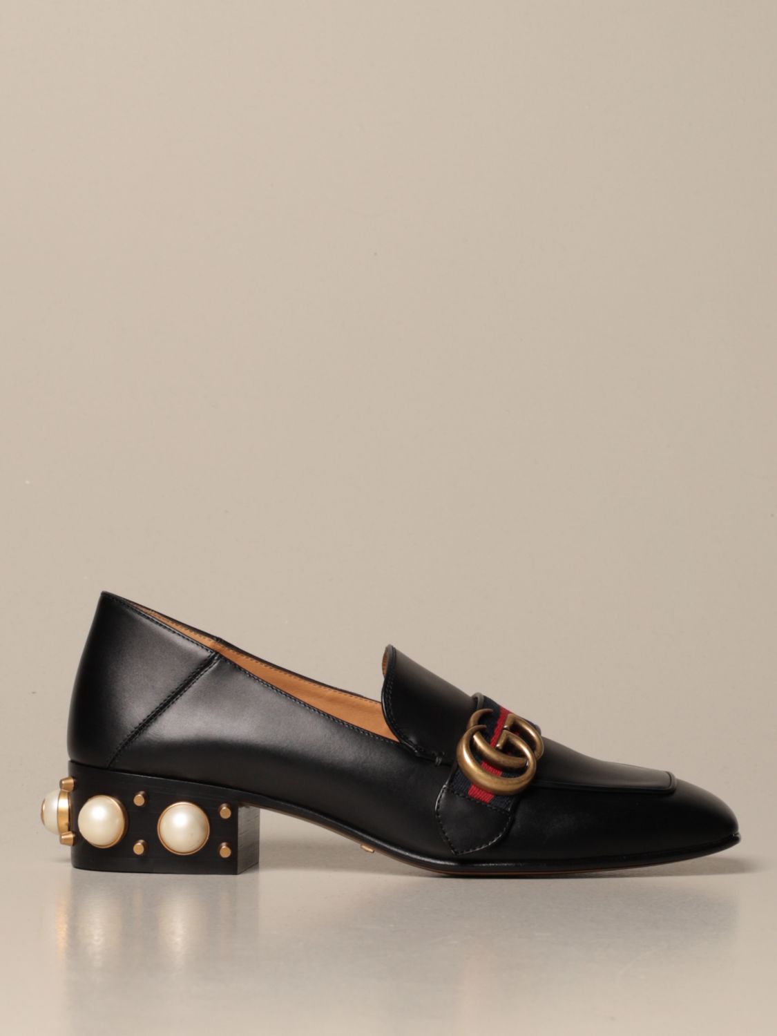 GUCCI GG Marmont Leather Outlet Loafer & Moccasin Shoes