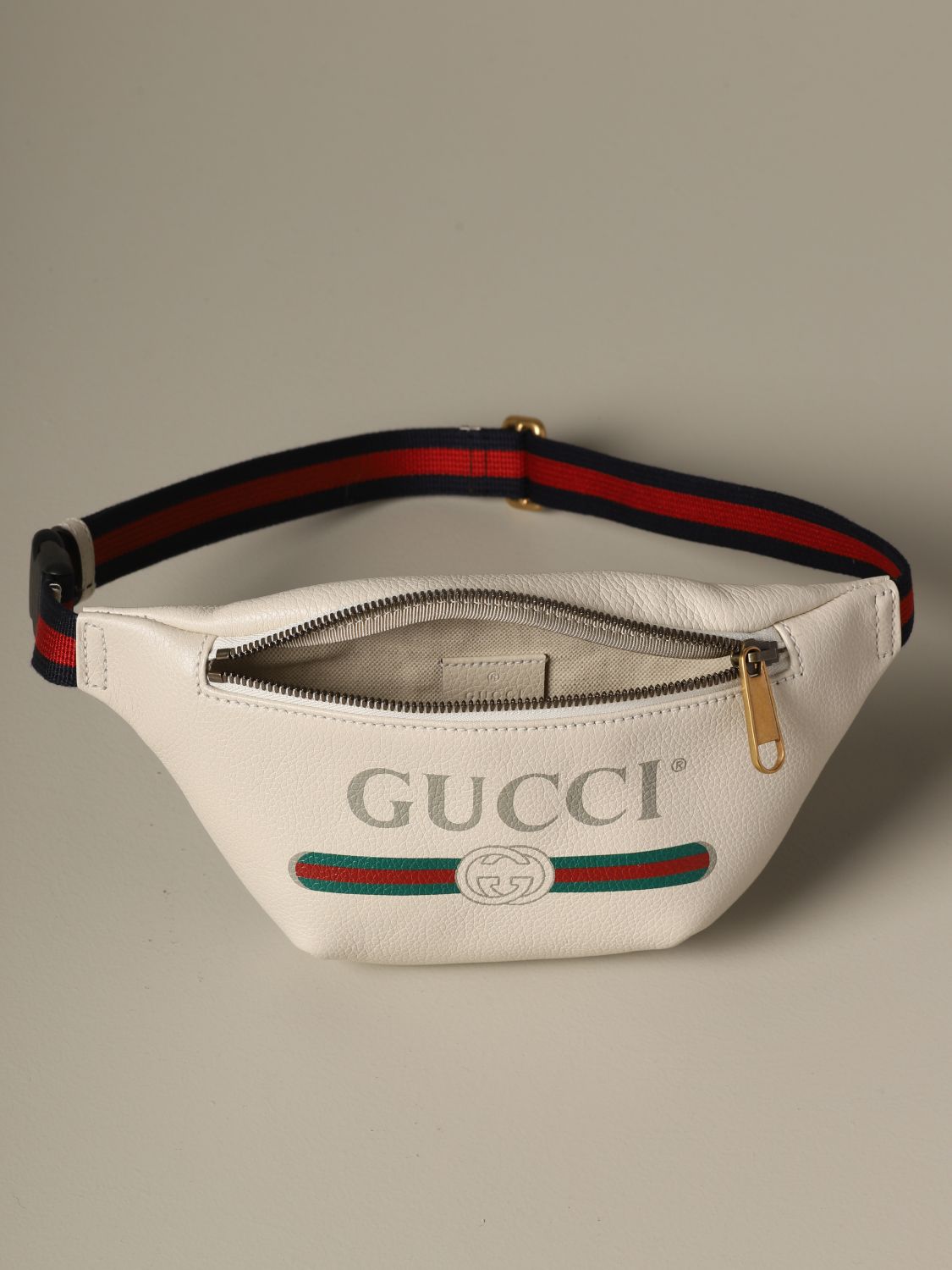 gucci white belt bag