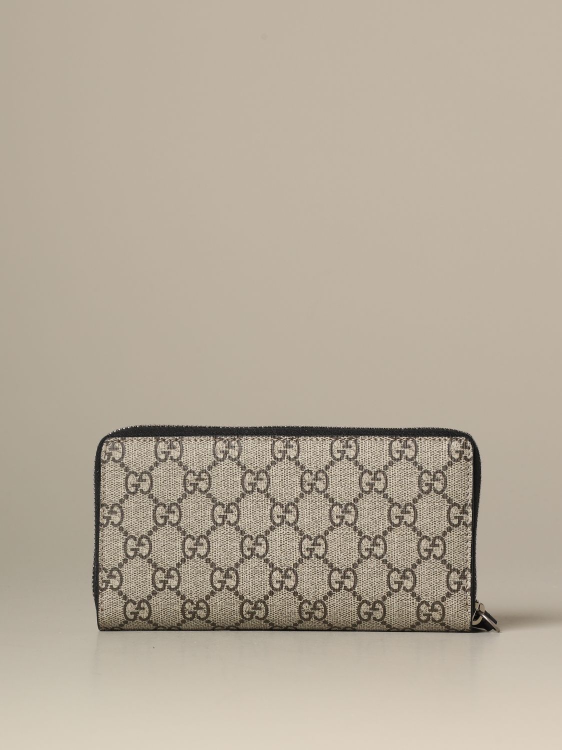 GUCCI: zip around wallet with bee print - | 451273 K5V1N online on GIGLIO.COM