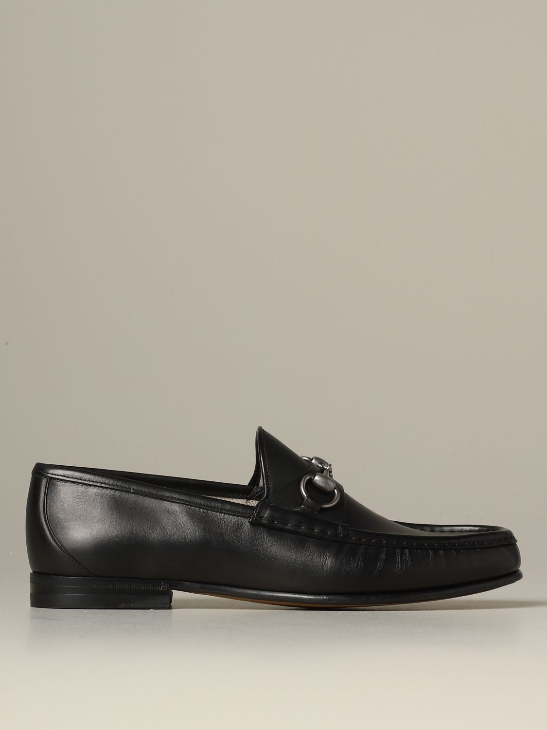 Gucci Roos leather loafer with horsebit 