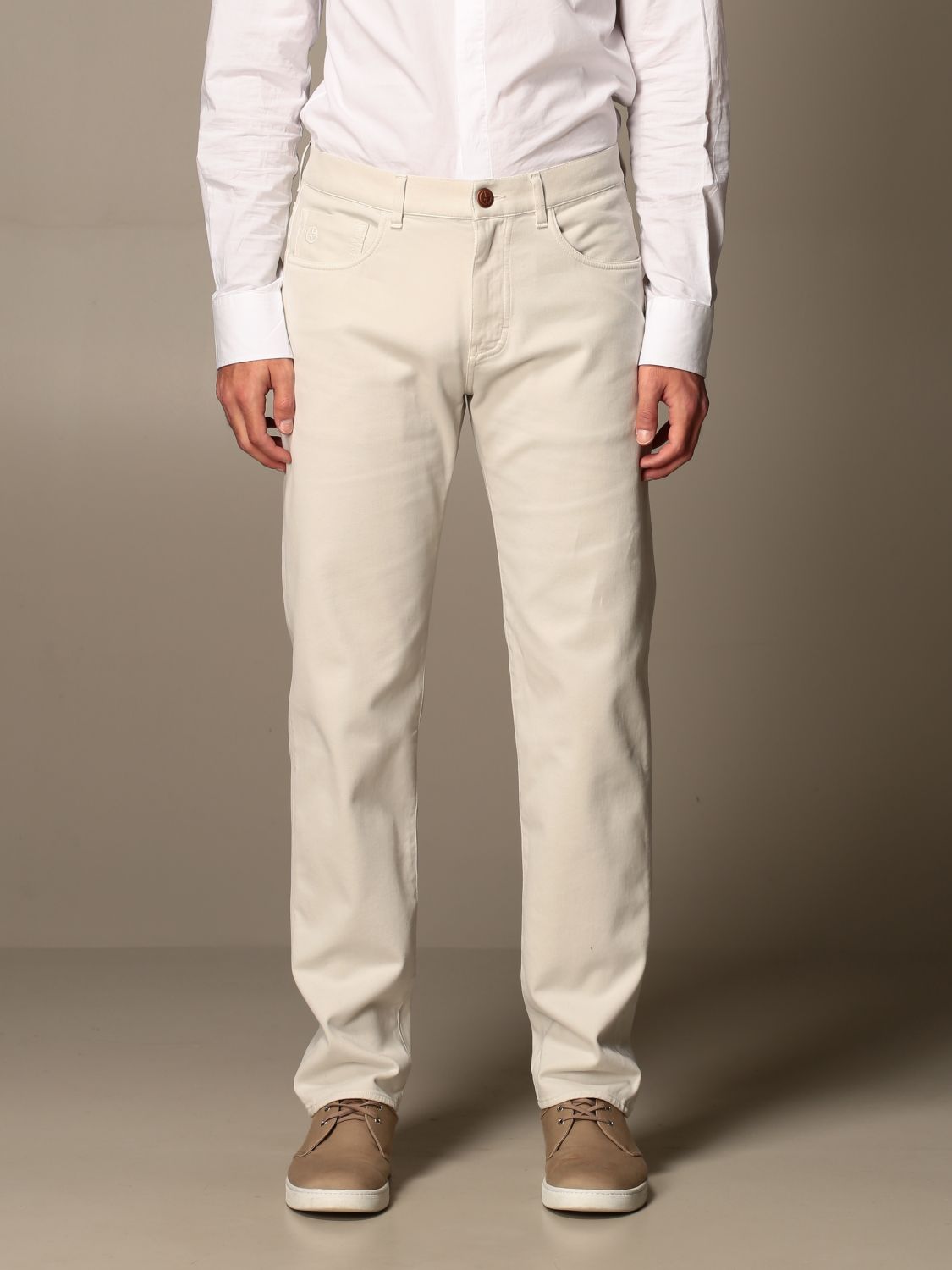 armani cotton pants