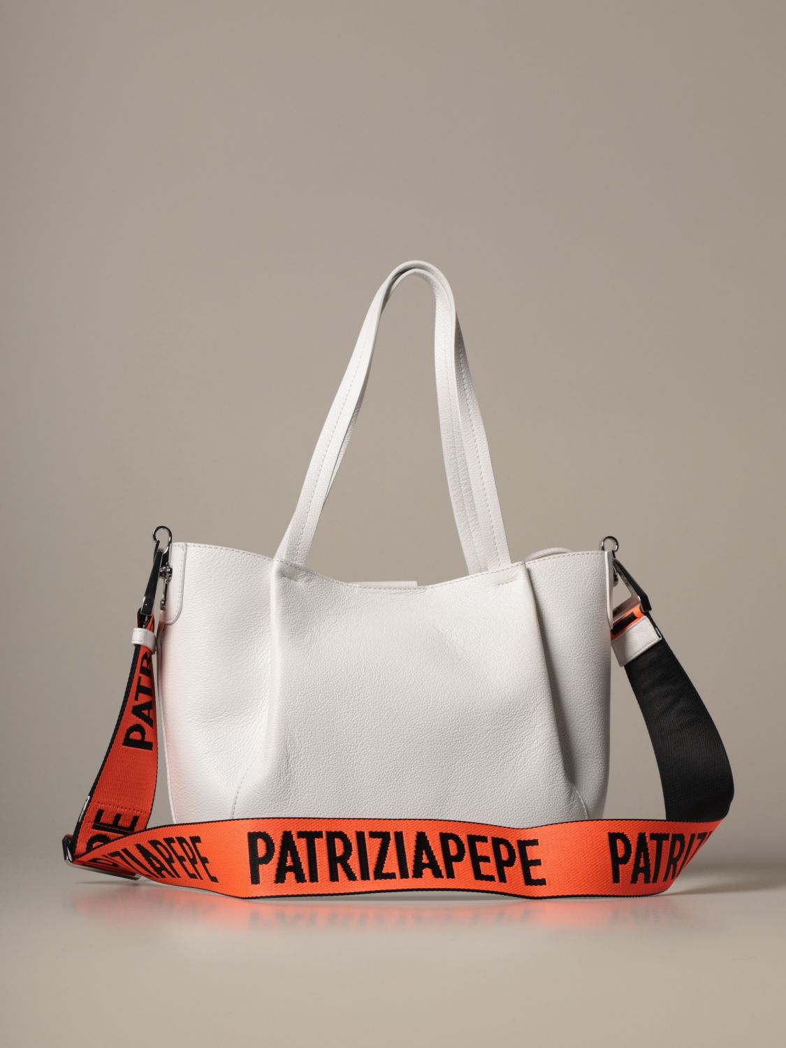 Patrizia Pepe Logo-Plaque Chain-Link Tote Bag - ShopStyle