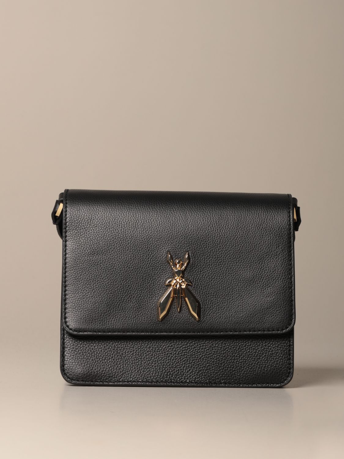 Patrizia Pepe Outlet: Fly bag in textured leather | Crossbody Bags ...