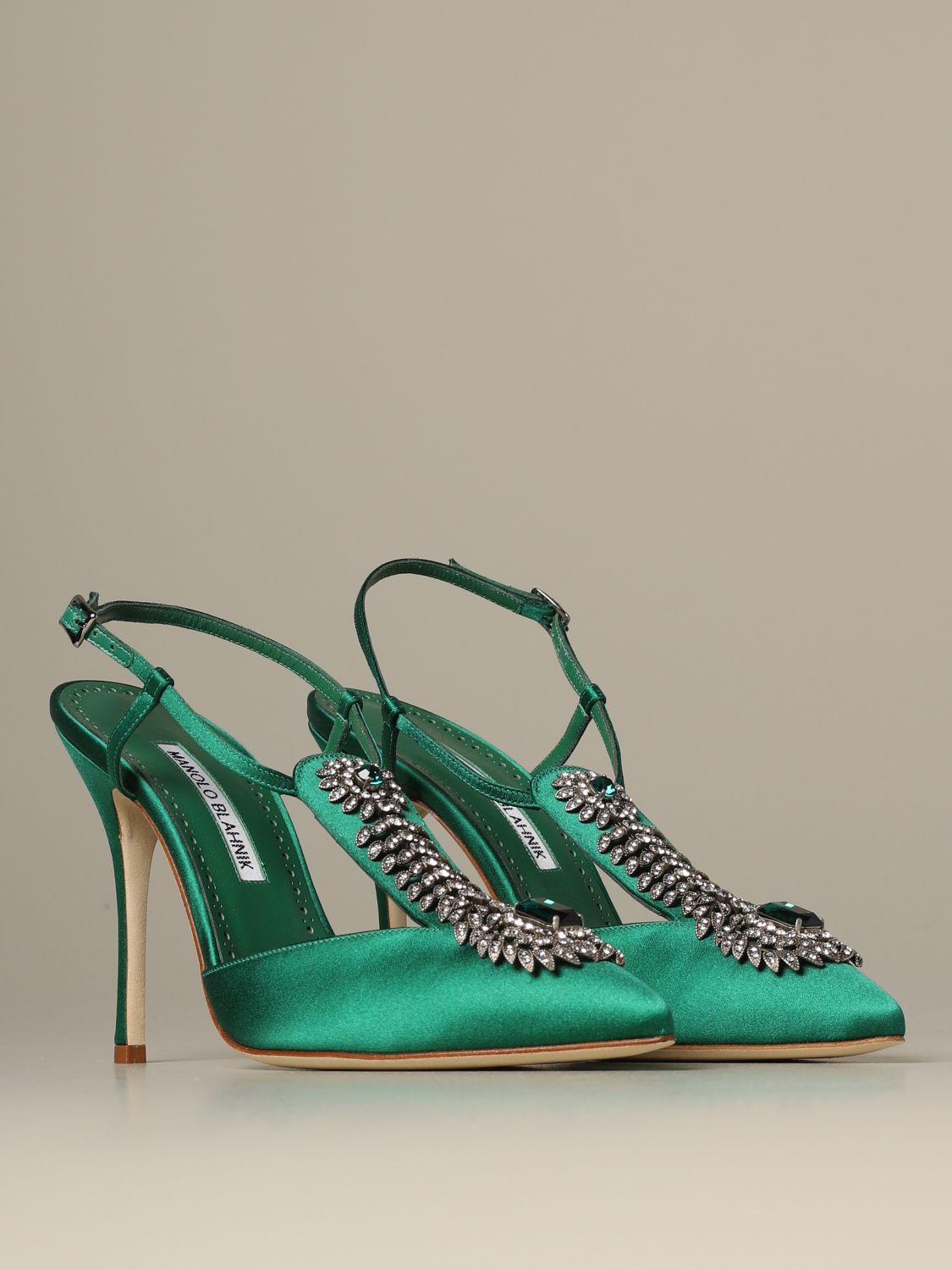 emerald manolo blahnik
