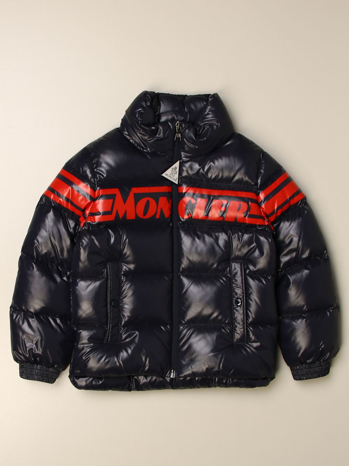 moncler red and black jacket