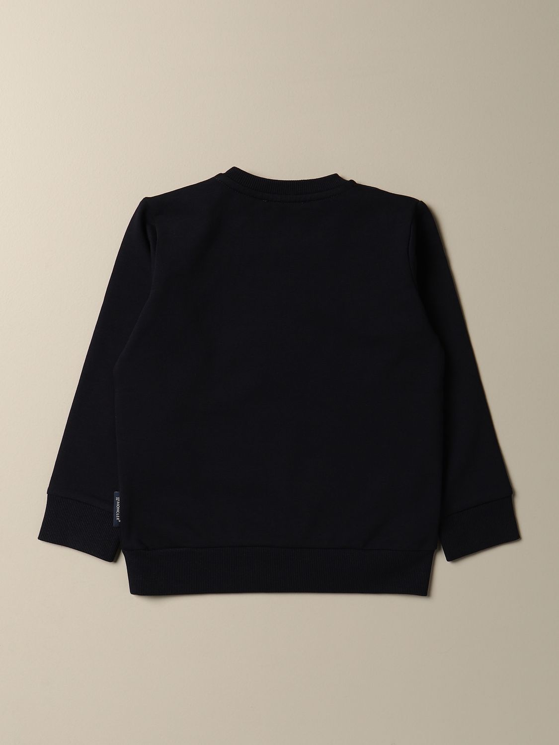 MONCLER: crewneck sweatshirt in cotton with logo | Sweater Moncler Kids