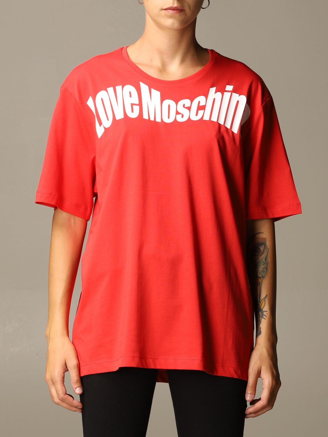 moschino shirt red