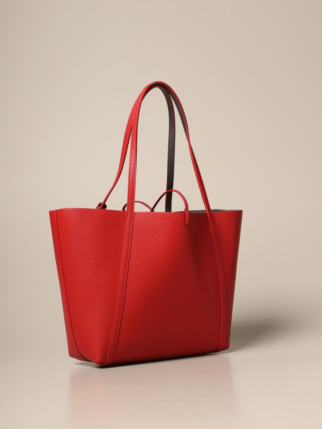 red armani tote bag