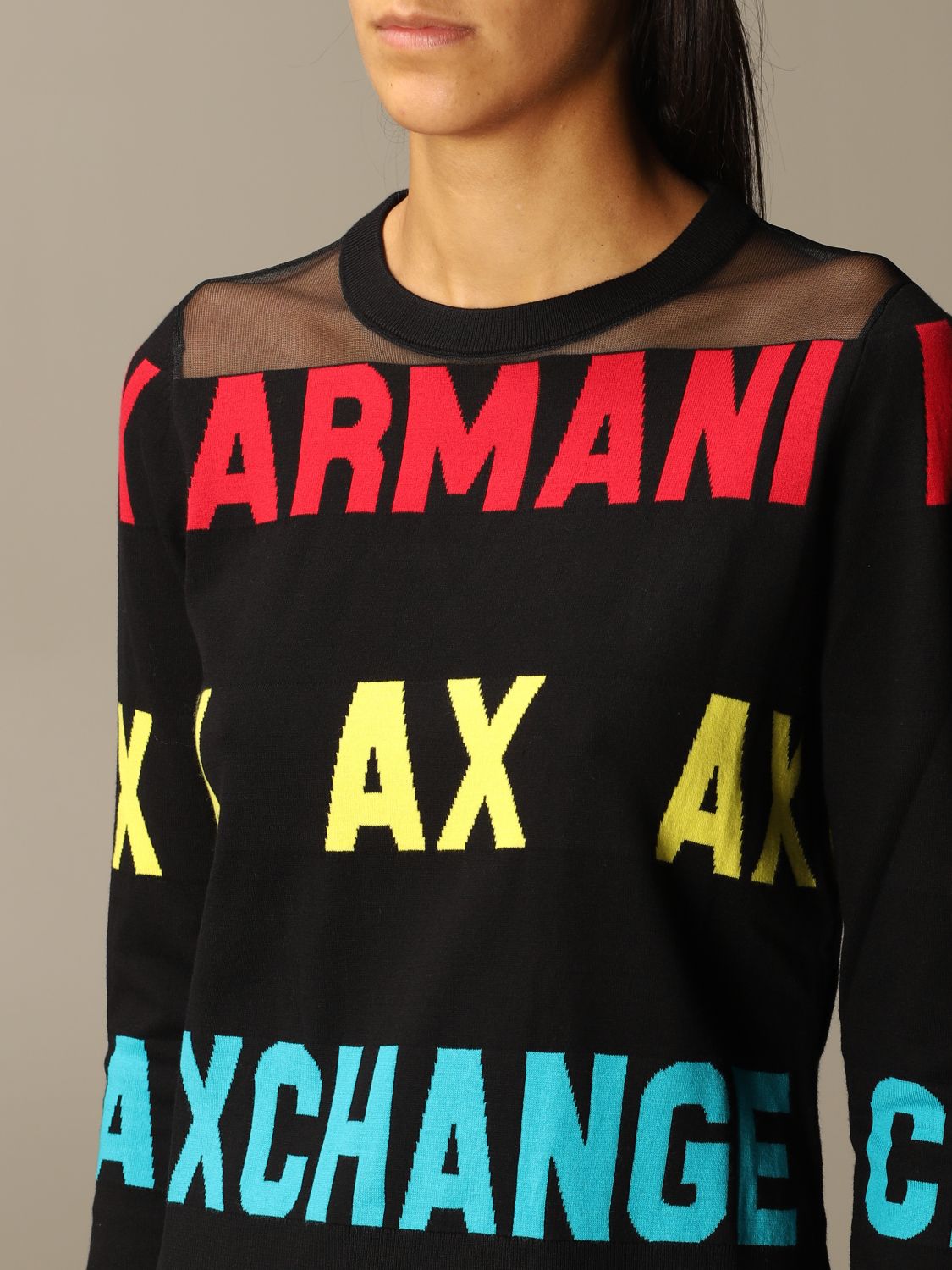 armani exchange sweater women's
