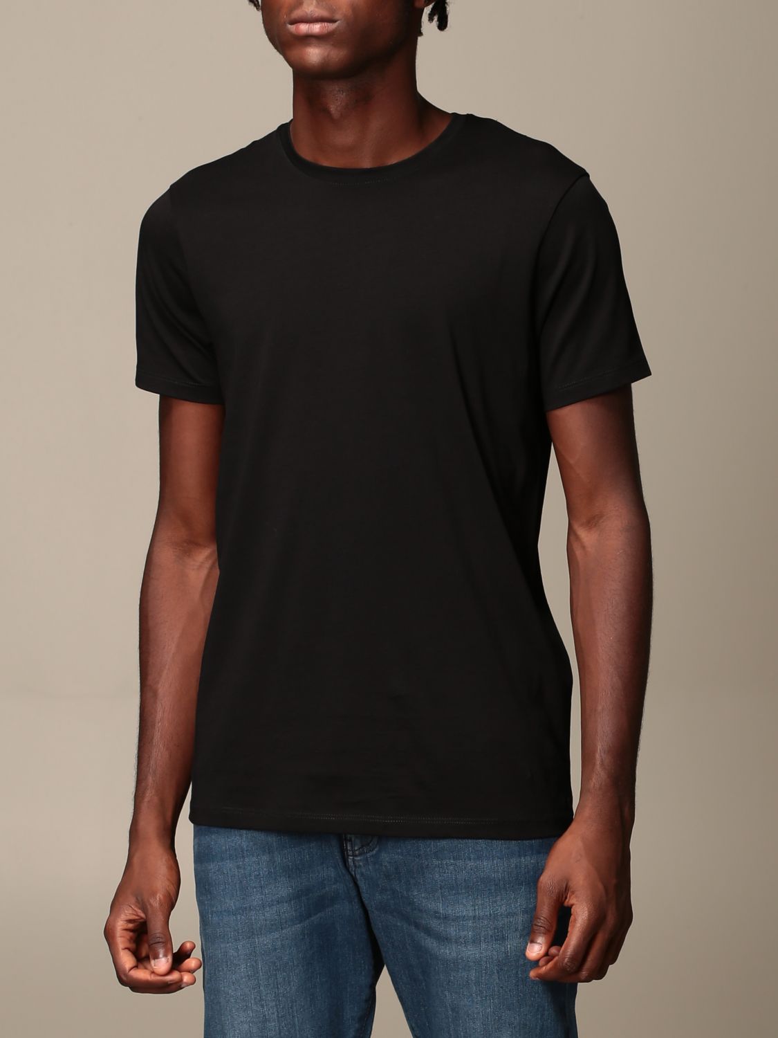 T-shirt Armani Exchange: Armani Exchange basic short-sleeved T-shirt black 4