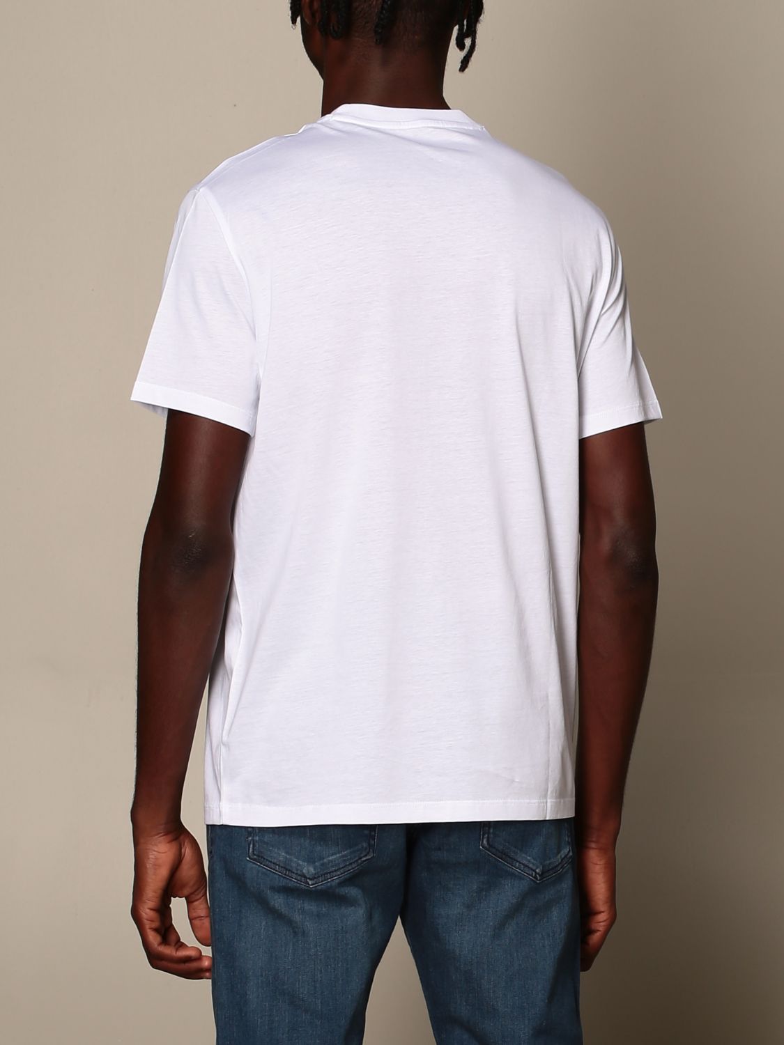 Armani Exchange 6rztad_zja5z Short Sleeve T-Shirt White XL Man