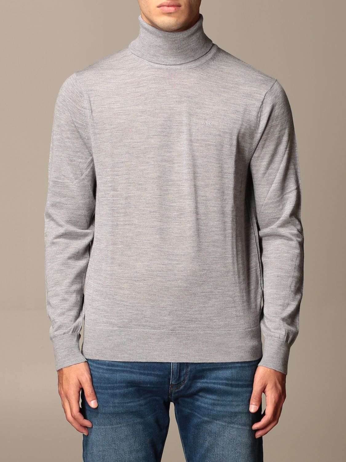 Sweater Armani Exchange: Basic wool turtleneck grey 1