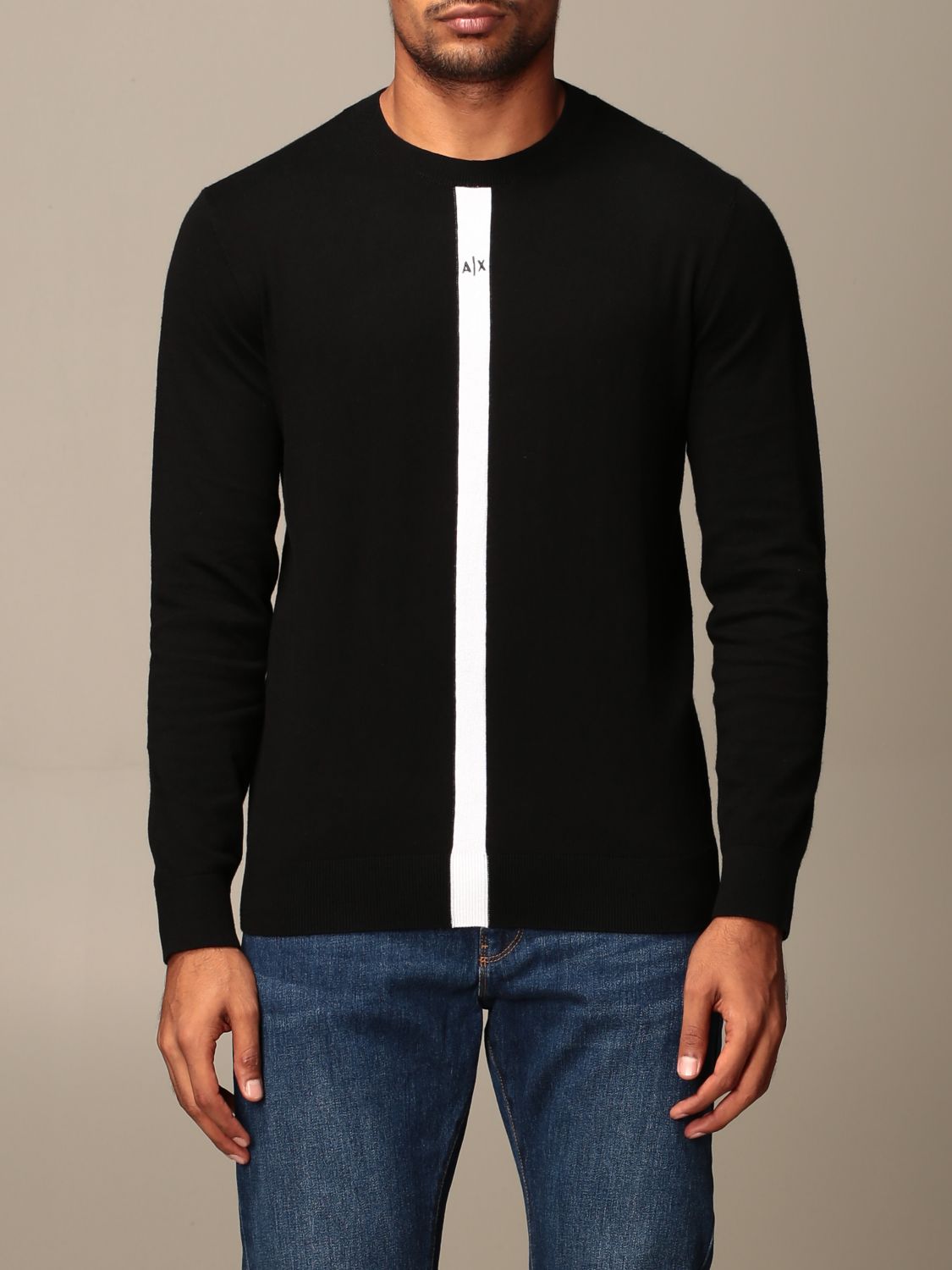 armani exchange black jumper